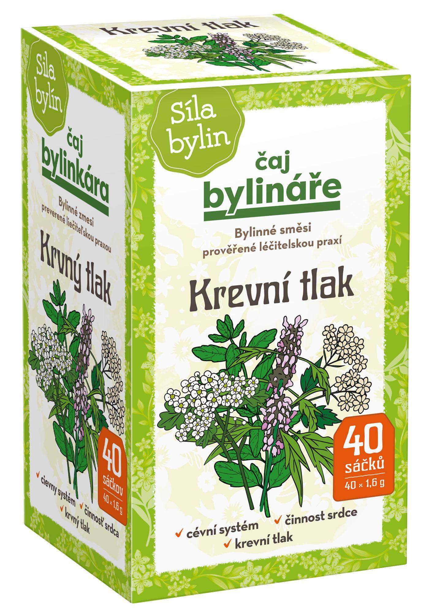 Čaj Bylináře Krevní tlak 40x1,6 g