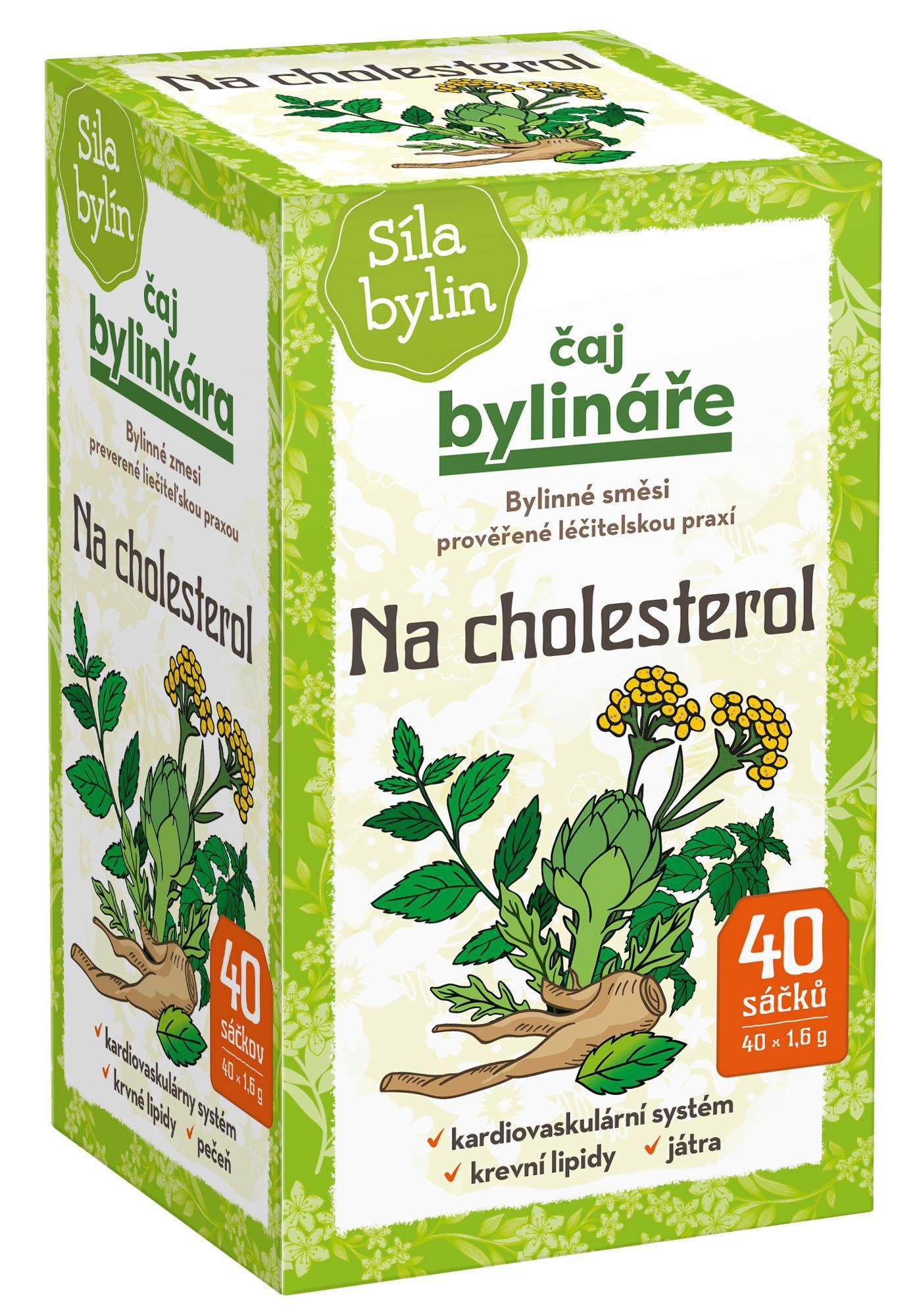 Čaj Bylináře Na cholesterol 40x1,6 g