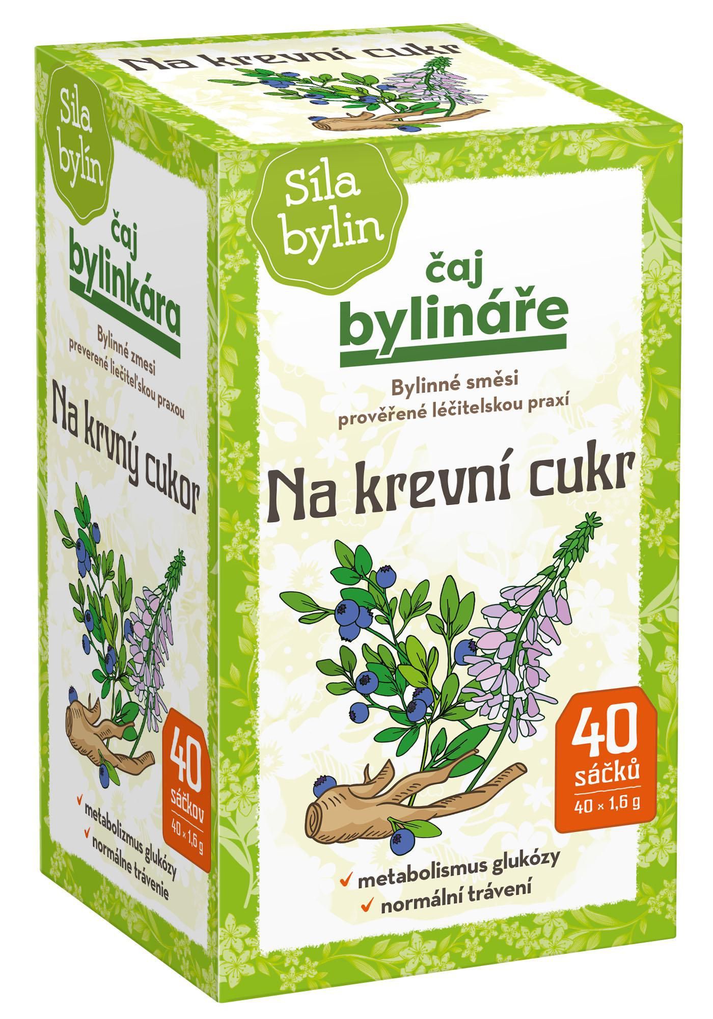 Nápoje - Čaj bylináře Na krevní cukr 40x1,6g