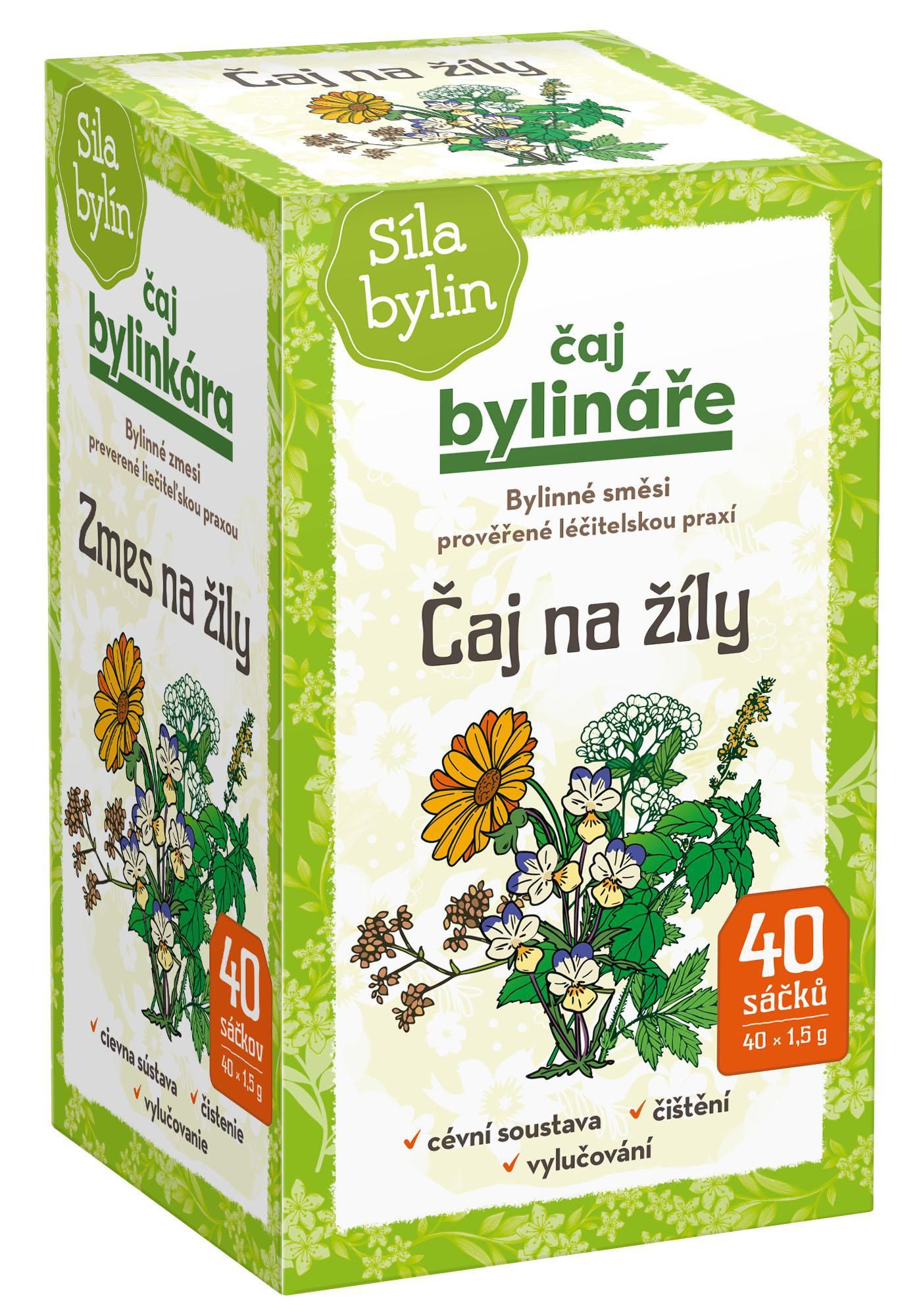 Čaj Bylináře Na žíly 40x1,6 g