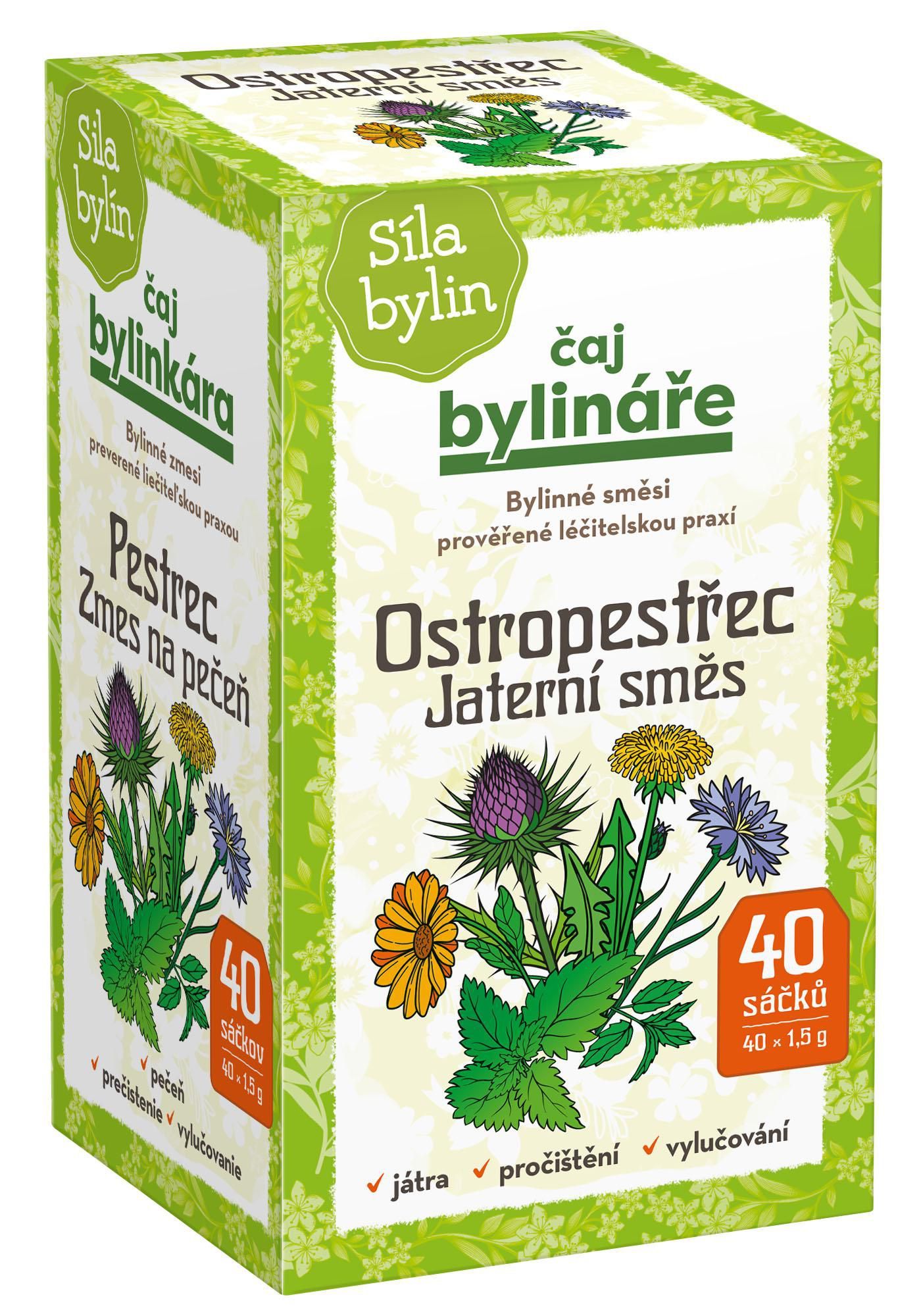 Nápoje - Čaj bylináře Ostropestřec - jaterní směs 40x1,5g
