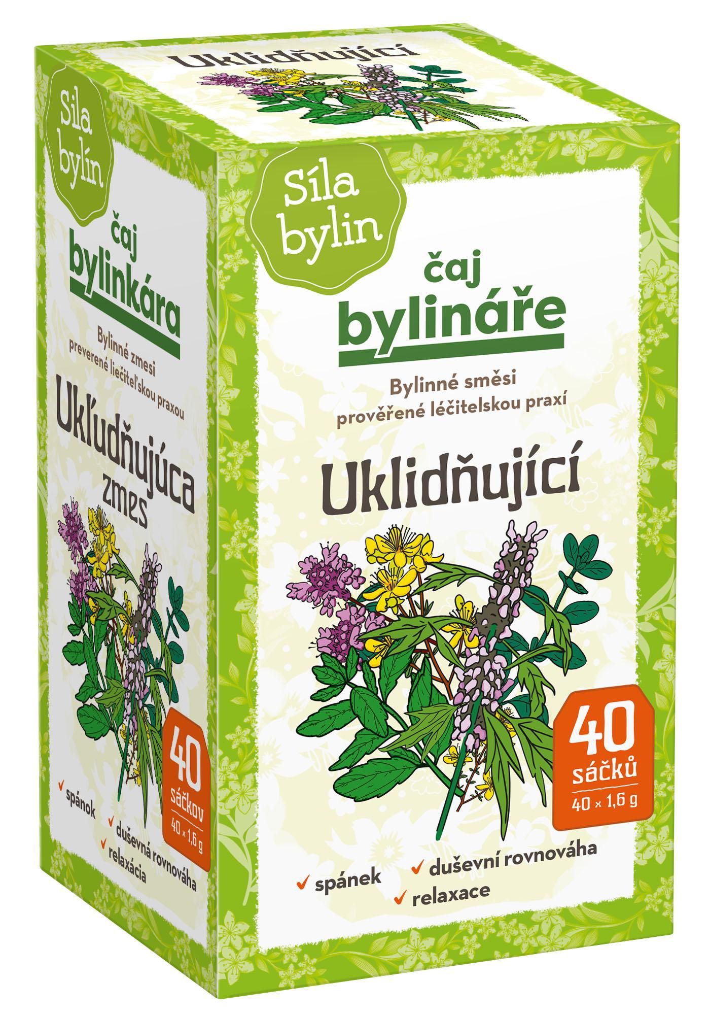 Nápoje - Čaj Bylináře Uklidňující 40x1,6 g