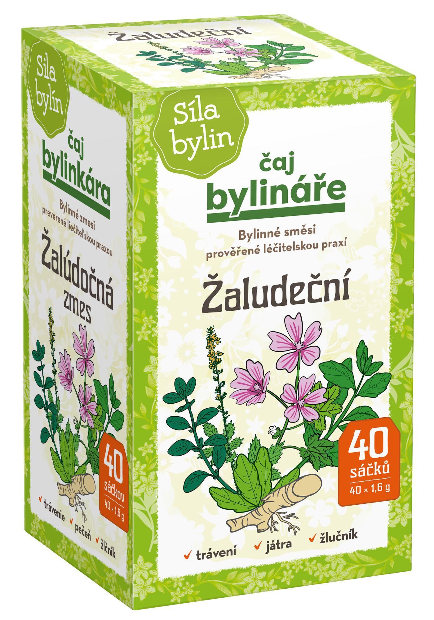 Nápoje - Čaj Bylináře Žaludeční 40x1,6 g