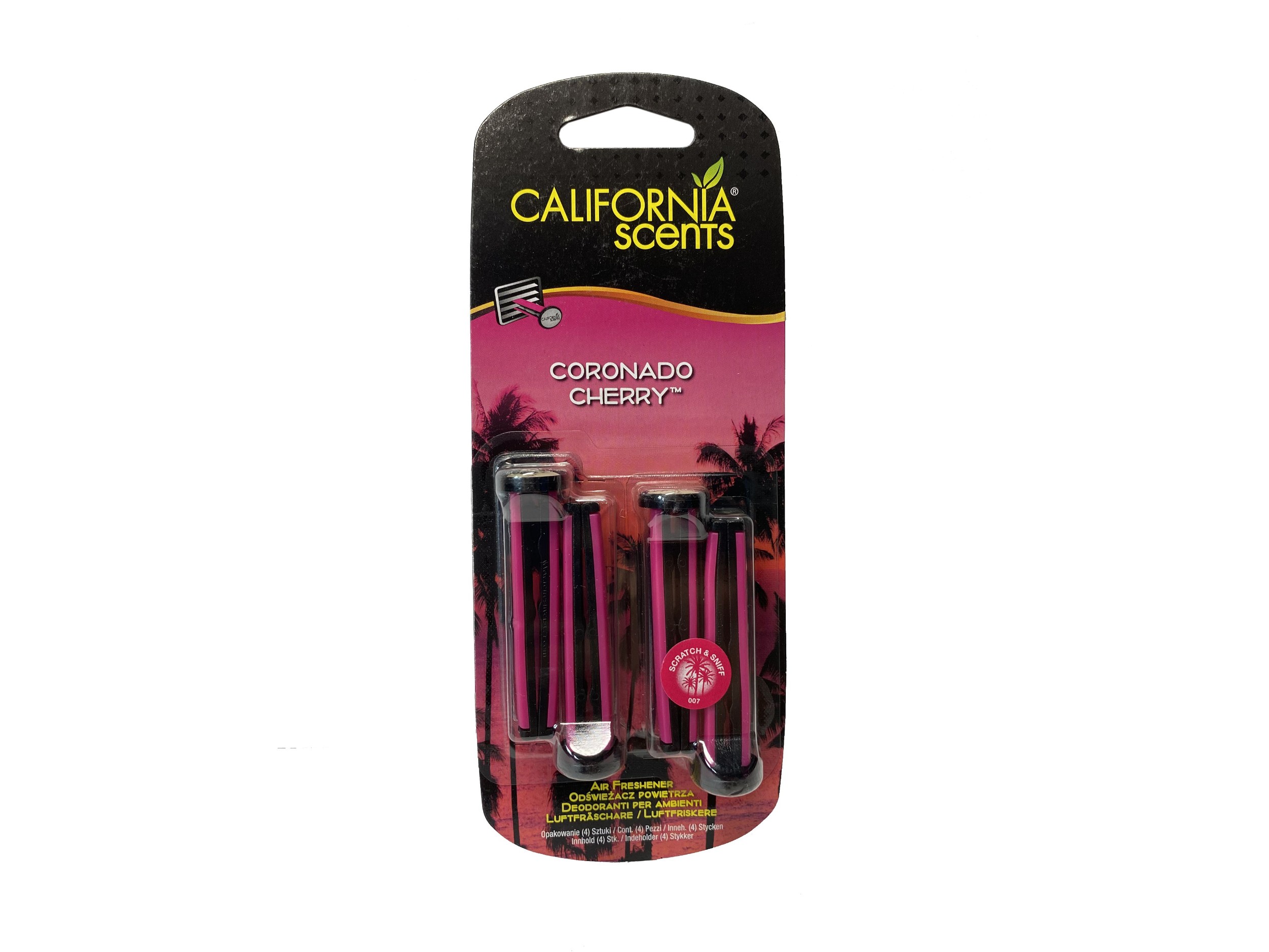 Auto-moto - California scents Autovůně California scents kolíčky cherry coronado 4 ks