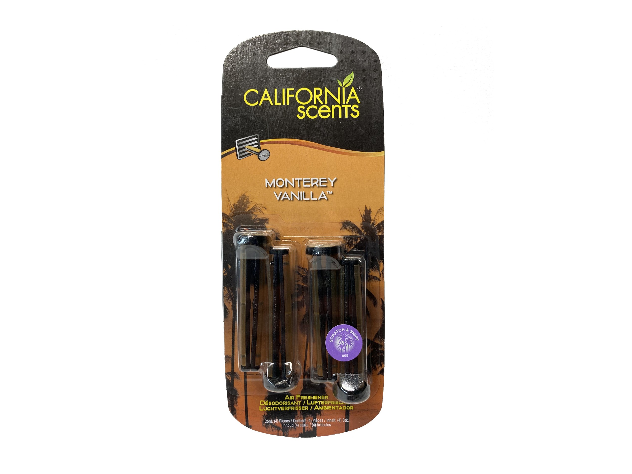 Auto-moto - California scents Autovůně California scents kolíčky vanilla monterey 4 ks