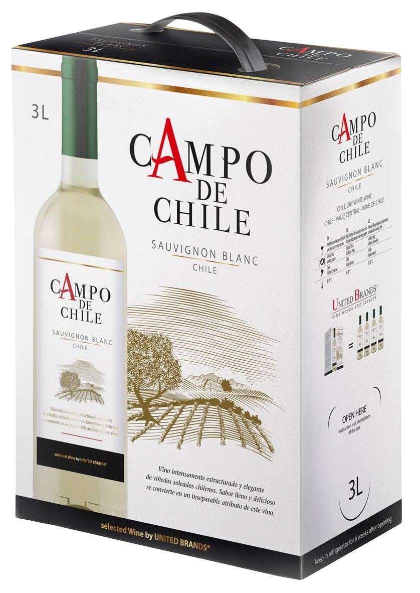 Nápoje - Campo de Chile Sauvignon Blanc 3l BiB