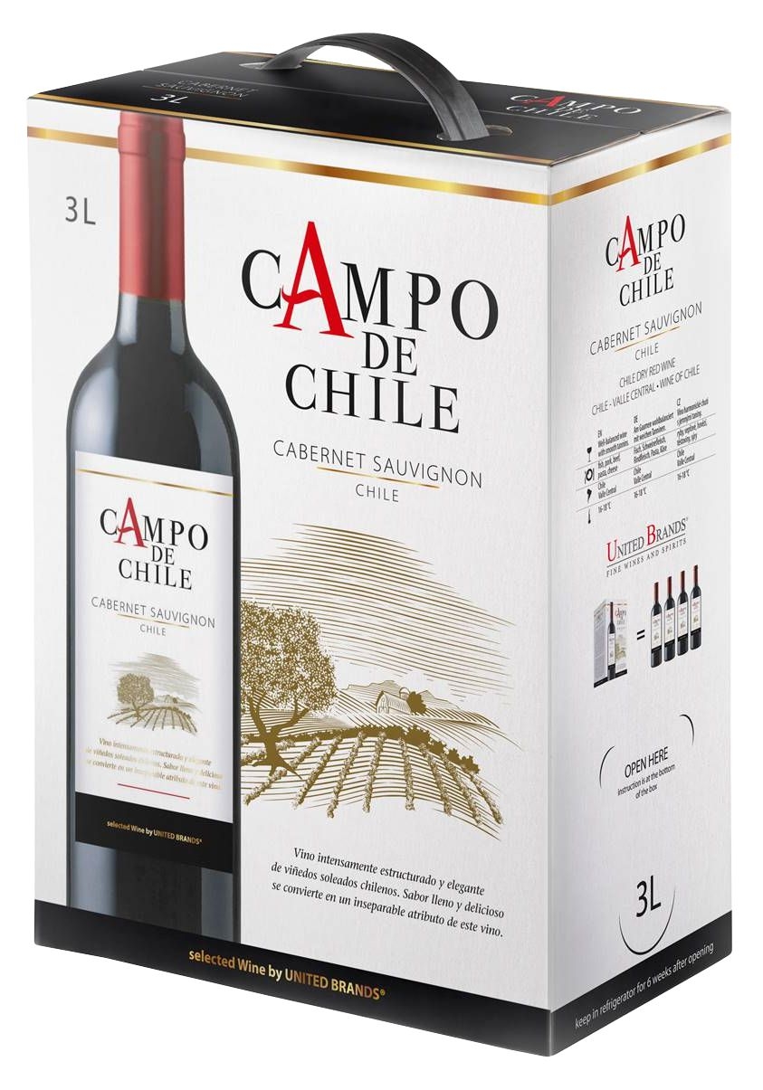 Nápoje - Campo De Chille Cabernet Sauvignon BIB 3l