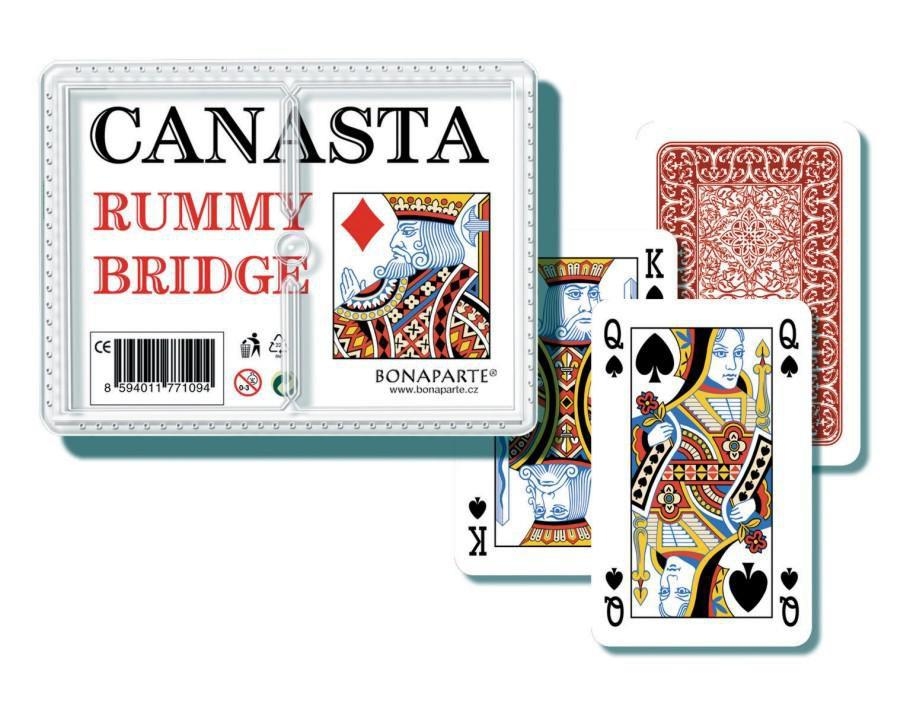 Svět dětí - Canasta společenská hra - karty 108ks