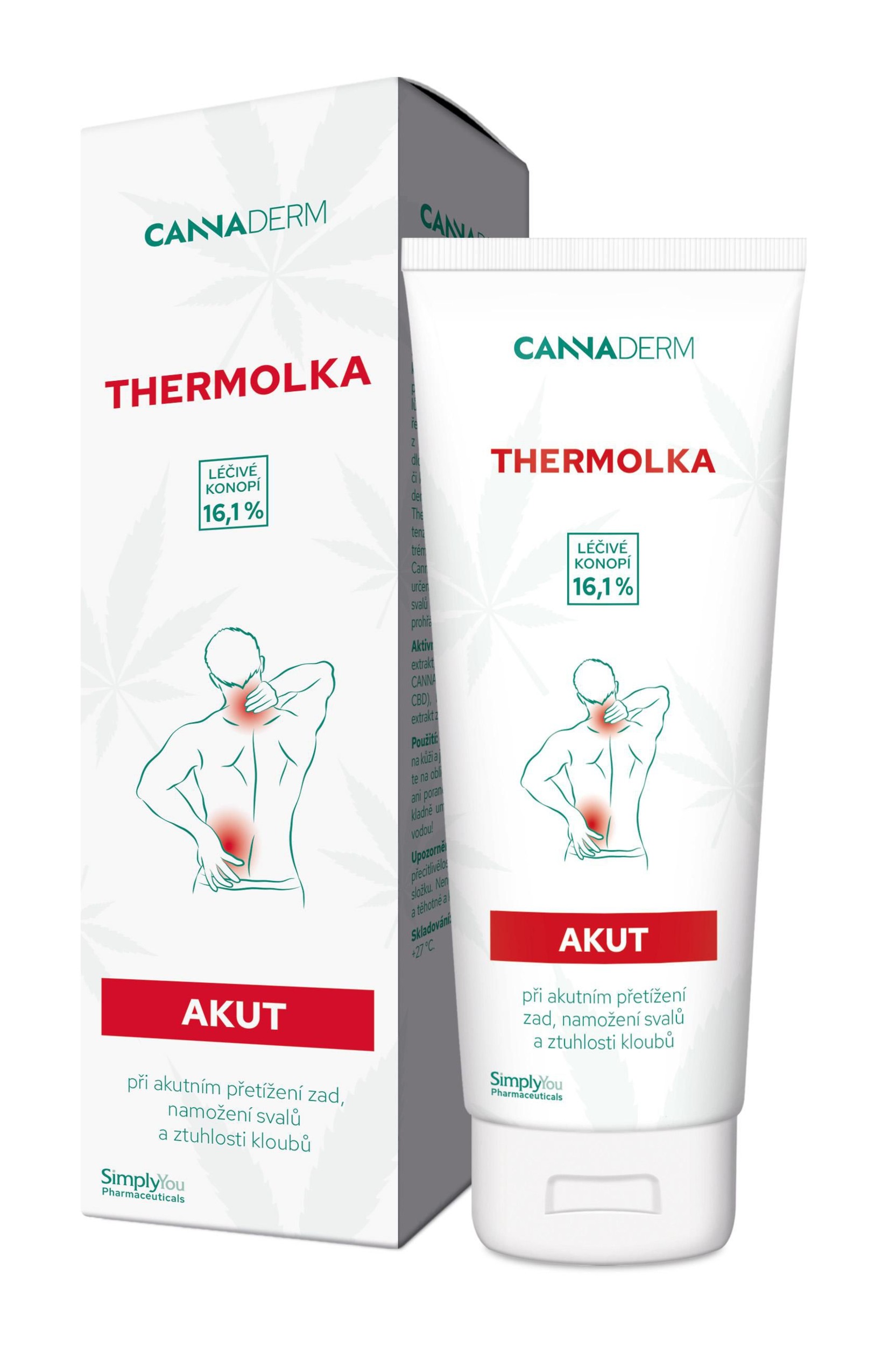 Drogerie a kosmetika - Cannaderm Thermolka AKUT 125 ml