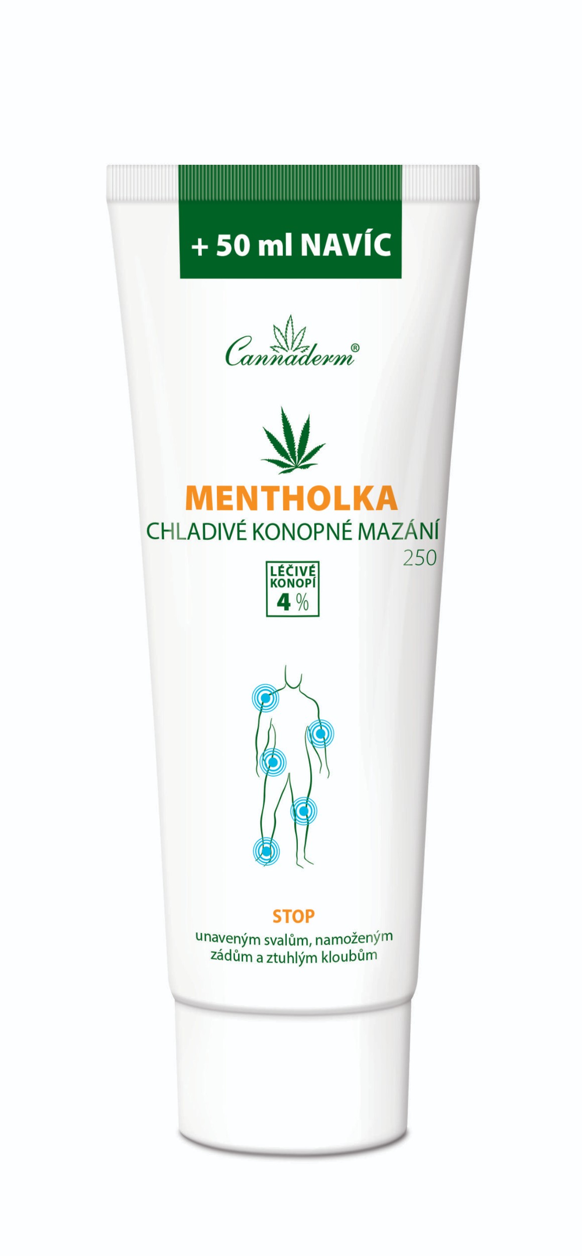 Drogerie a kosmetika - Cannaderm Thermolka hřejivé mazání 200 ml