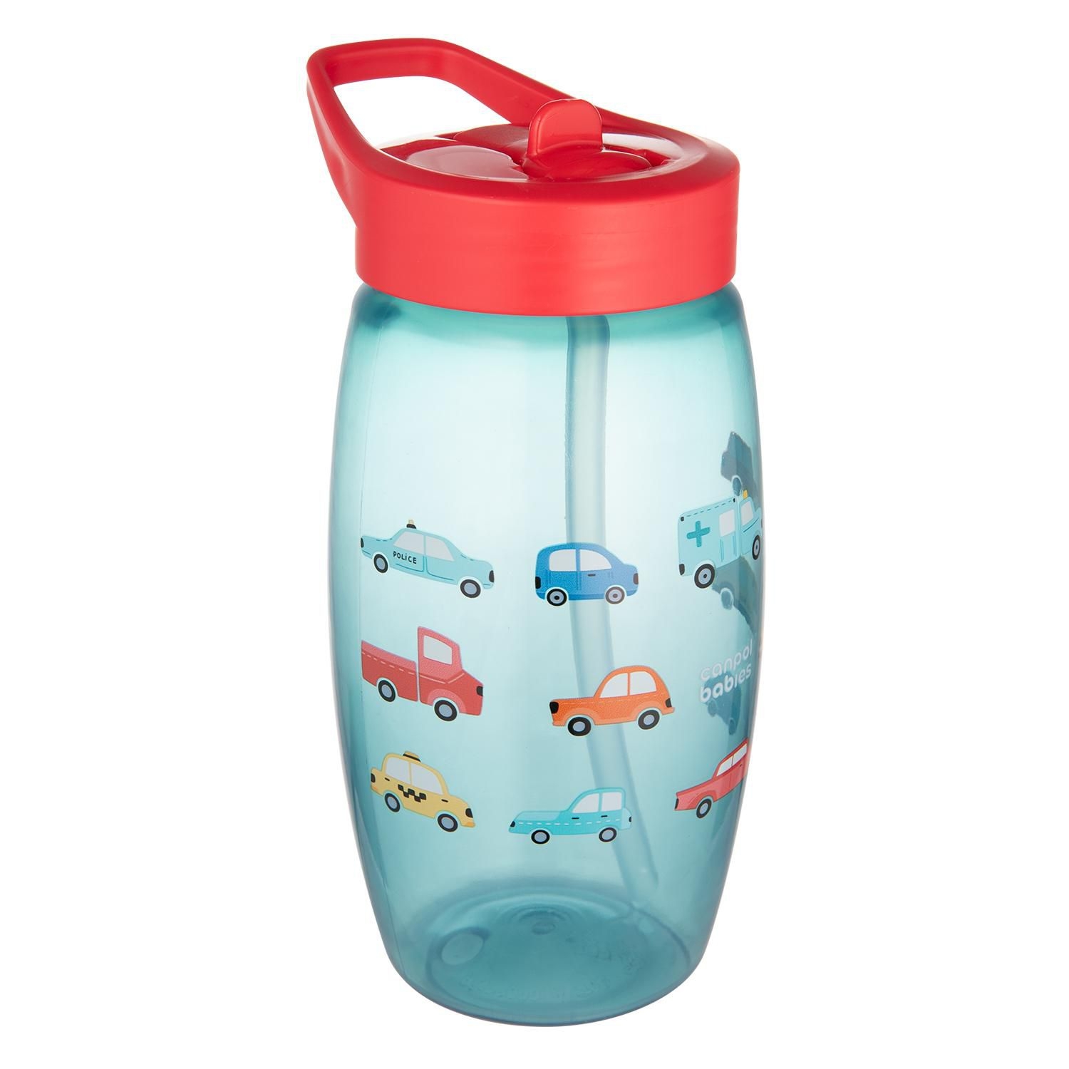 Svět dětí - Canpol babies Lahev se sklápěcím pítkem Cars 400ml