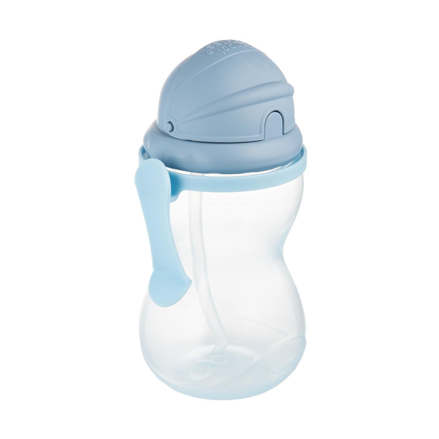 Svět dětí - Canpol babies Lahev sportovní se slámkou 370ml modrá