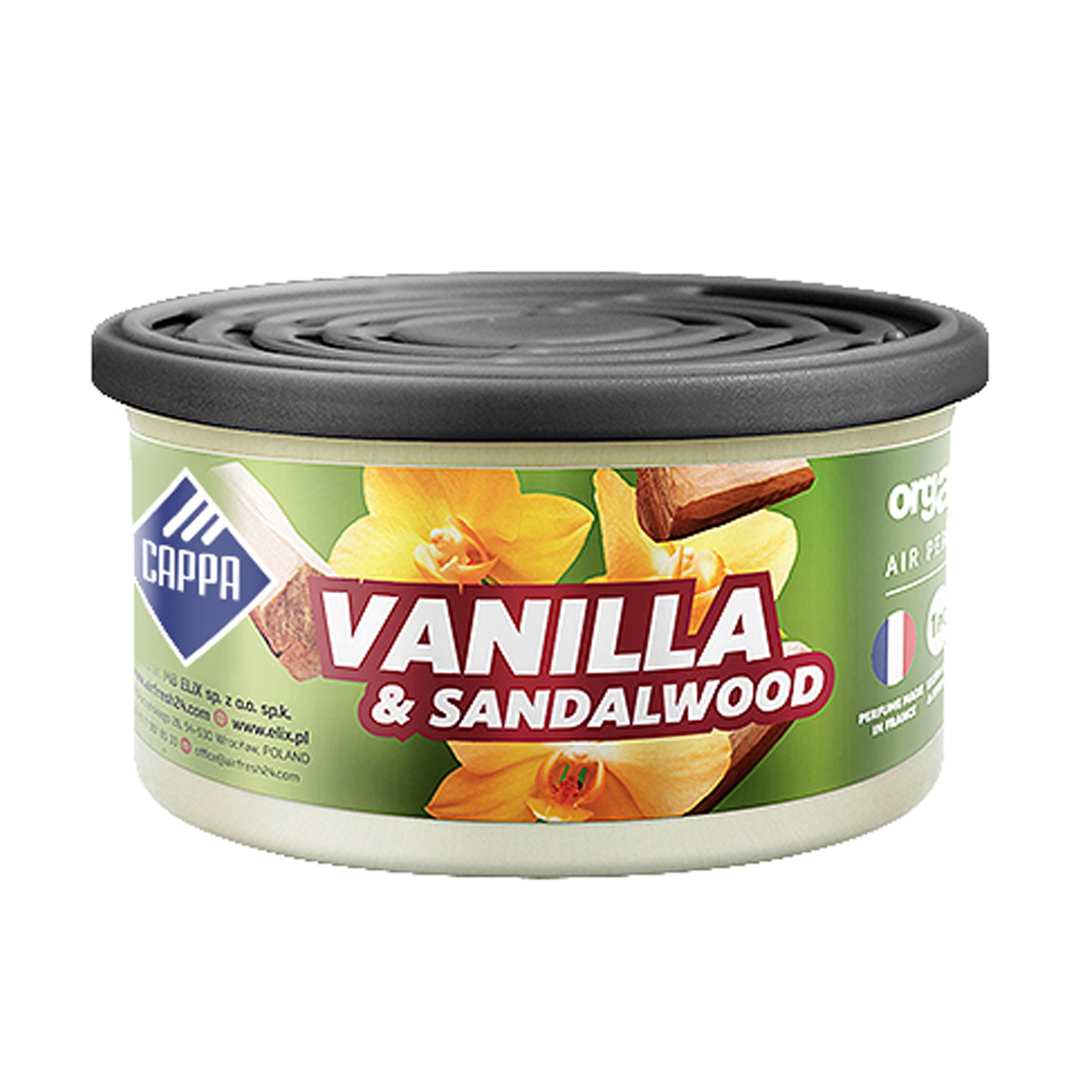 Auto-moto - Cappa Autovůně Organic Vanilla Sandalwood