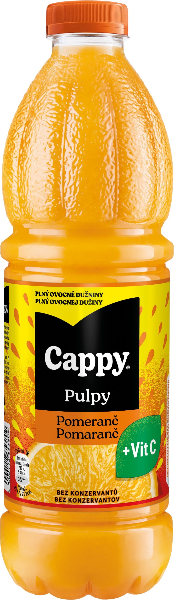 Nápoje - Cappy Pulpy Pomeranč 1 l