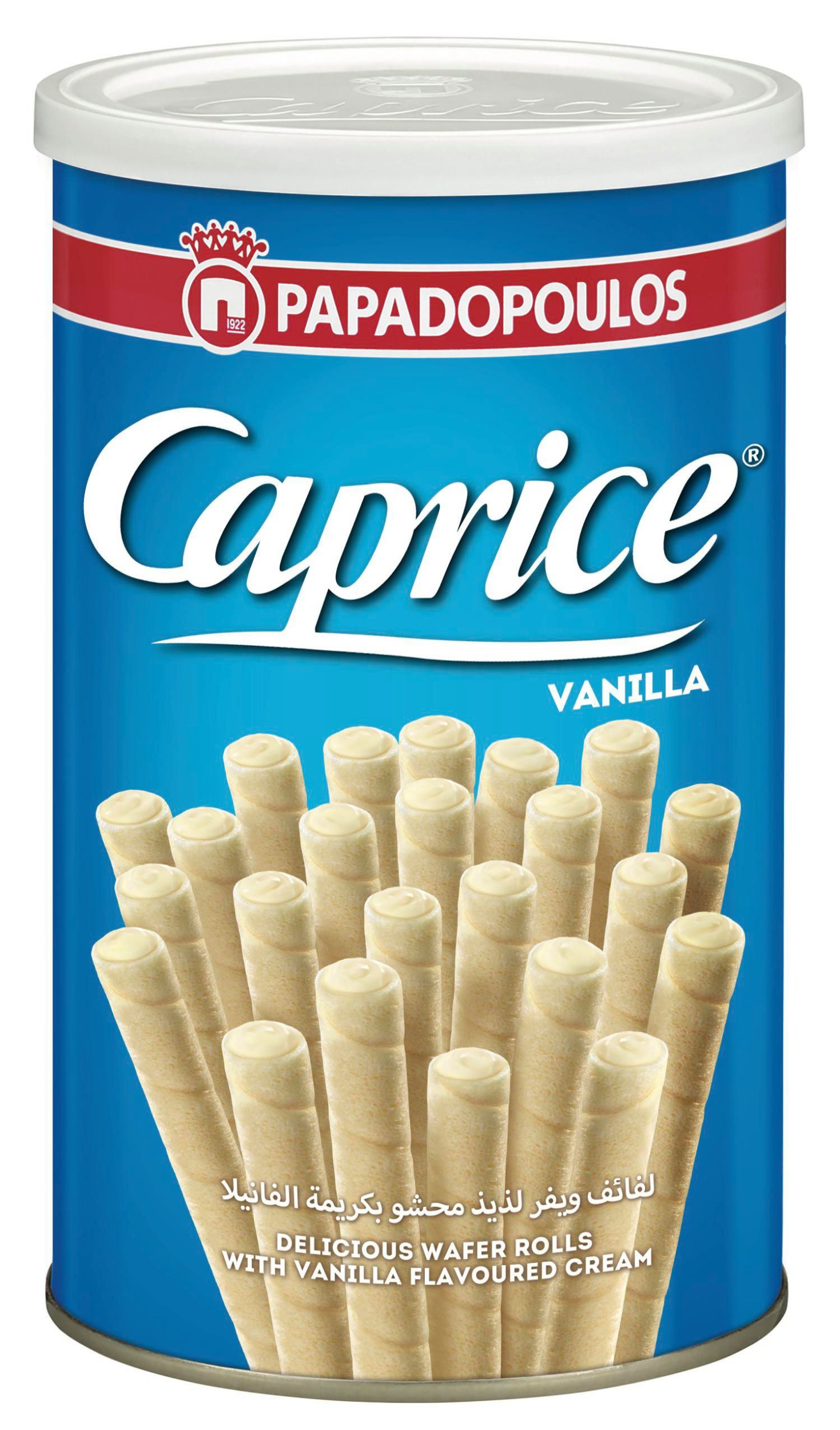 Trvanlivé potraviny - Caprice Vanilla oplatkové trubičky 115g
