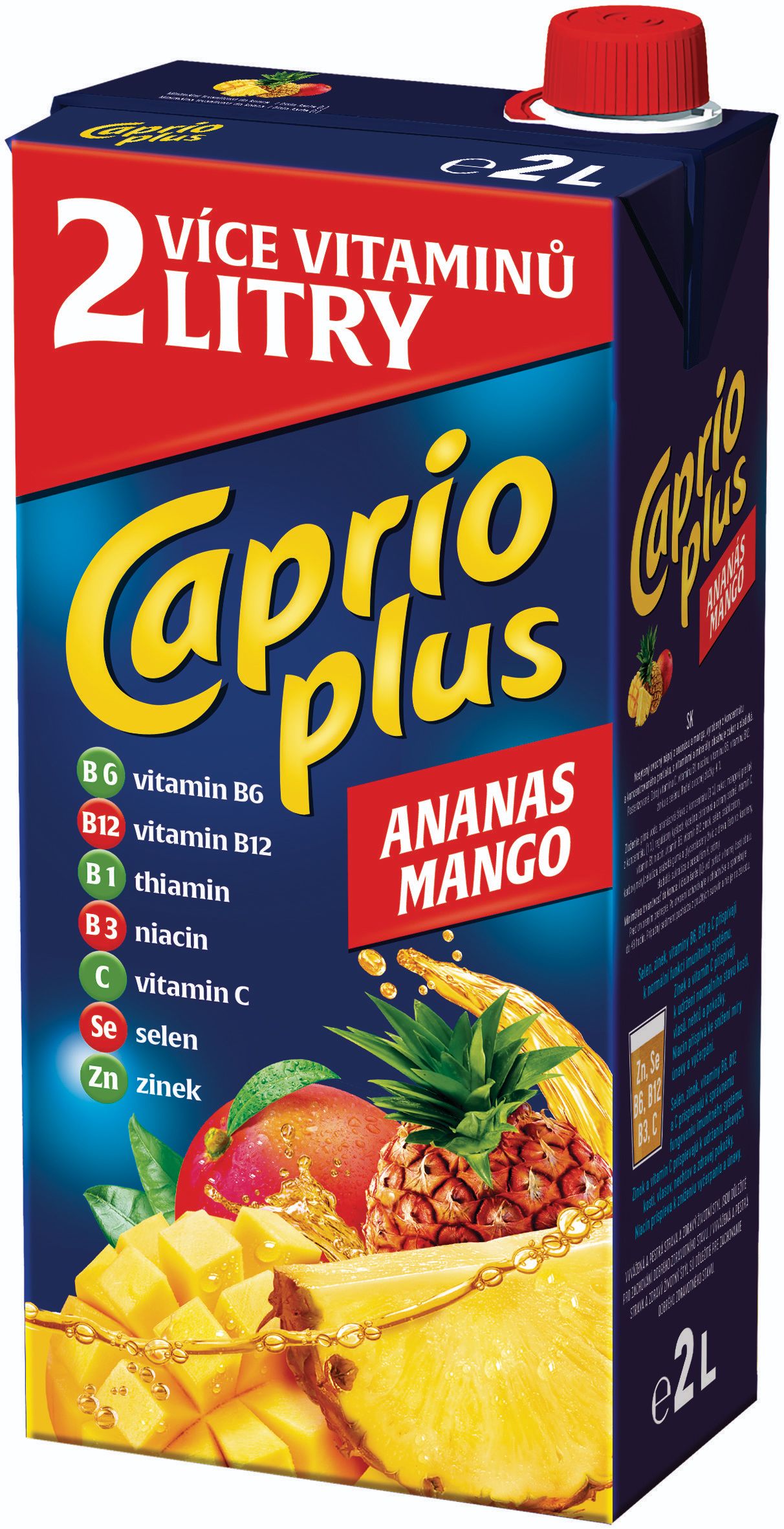 Nápoje - Caprio Ananas-mango 2 l