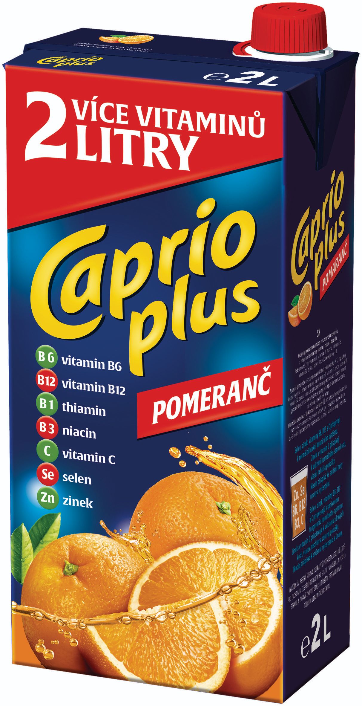 Nápoje - Caprio Pomeranč 2 l