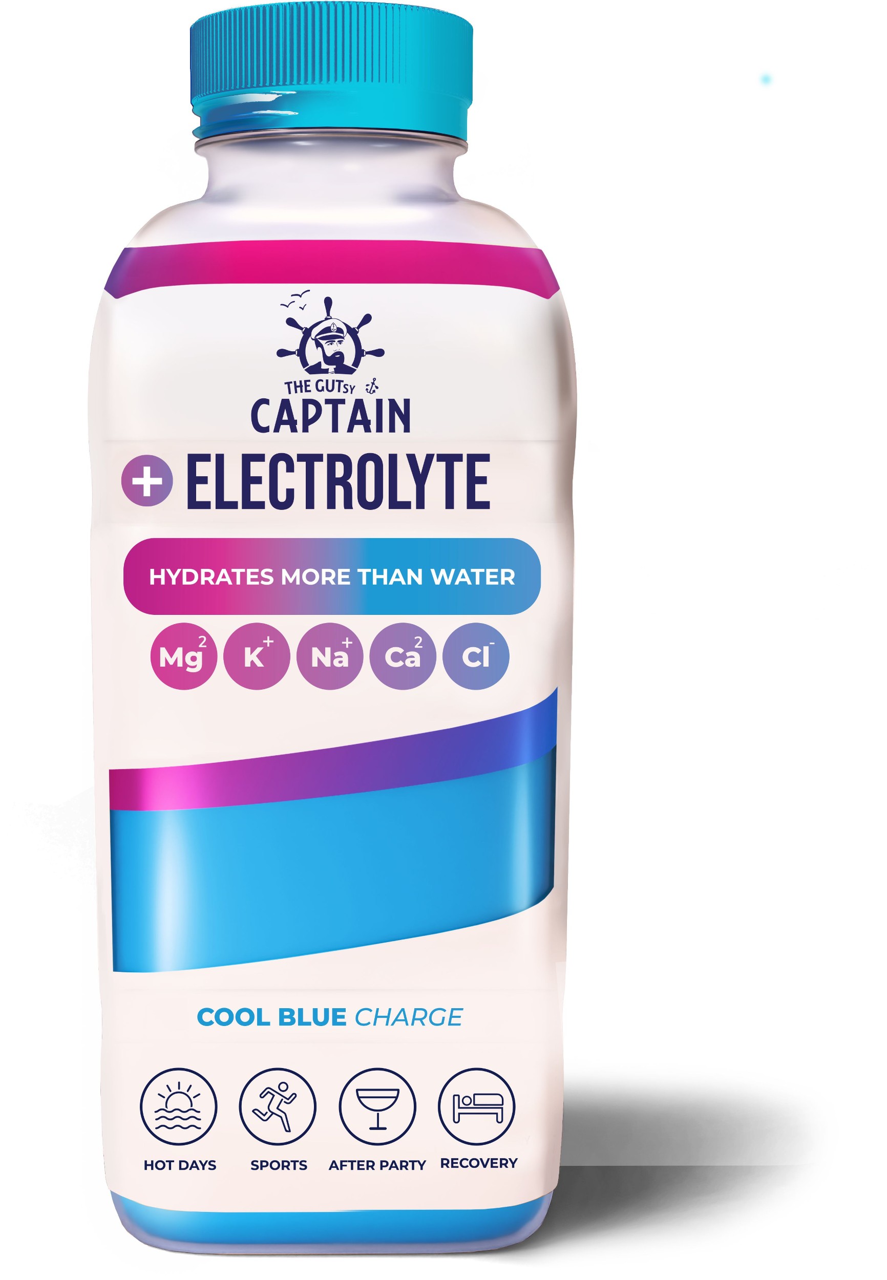 Zdravý svět - Captain Electrolyte Cool Blue 600ml
