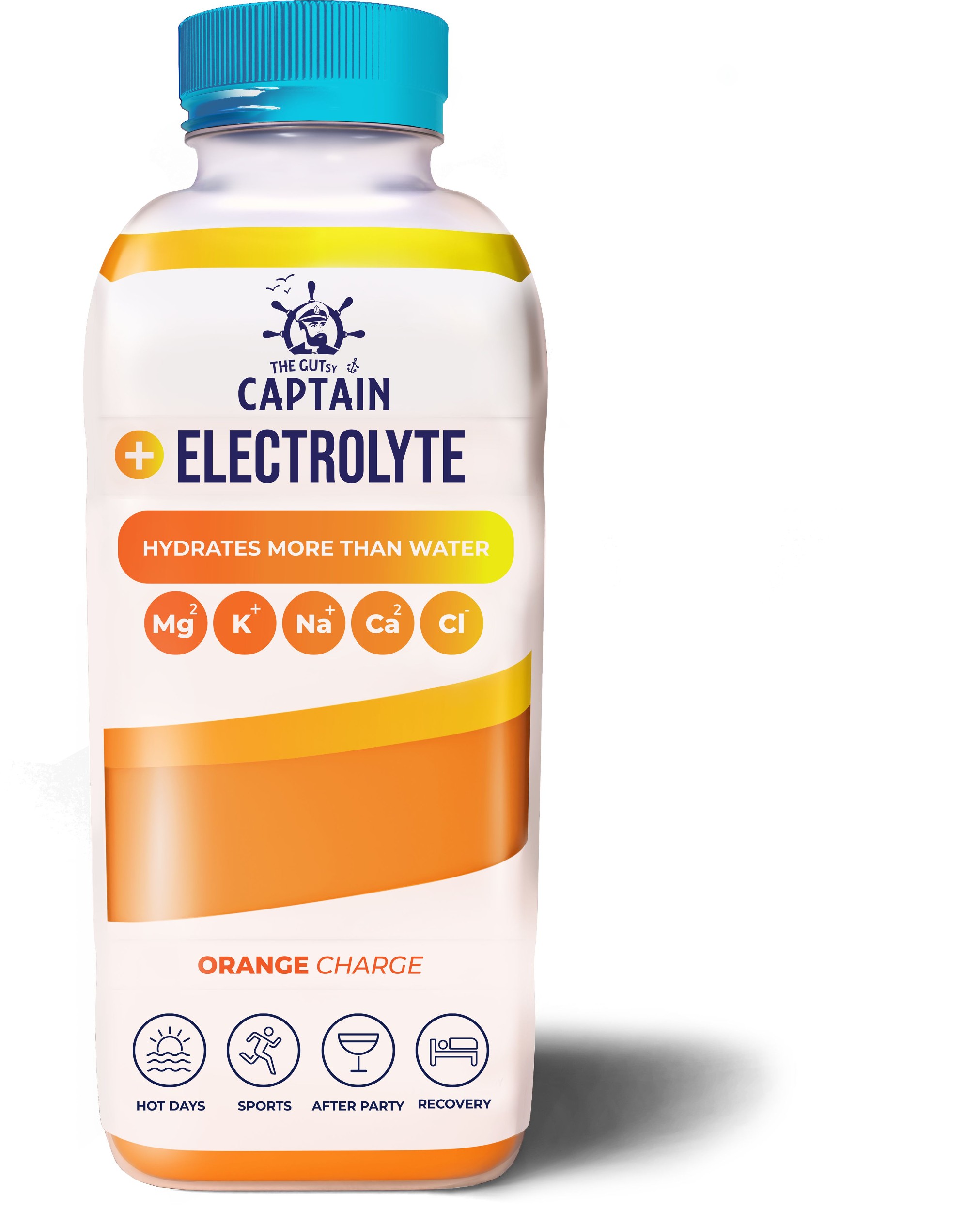 Zdravý svět - Captain Electrolyte Orange 600ml