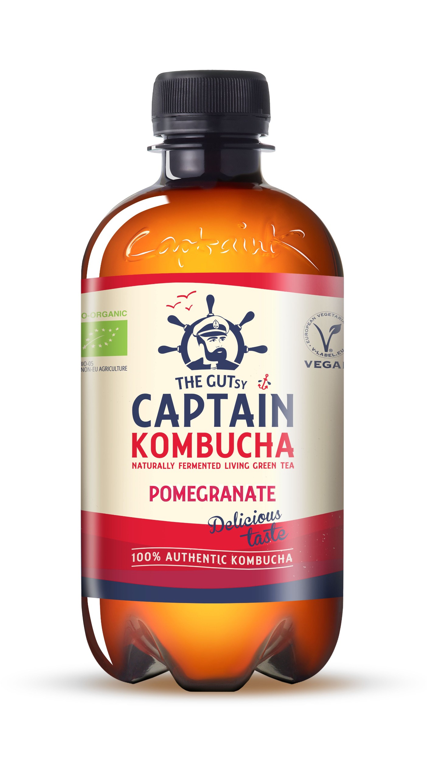 Nápoje - Captain Kombucha granátové jablko 400ml