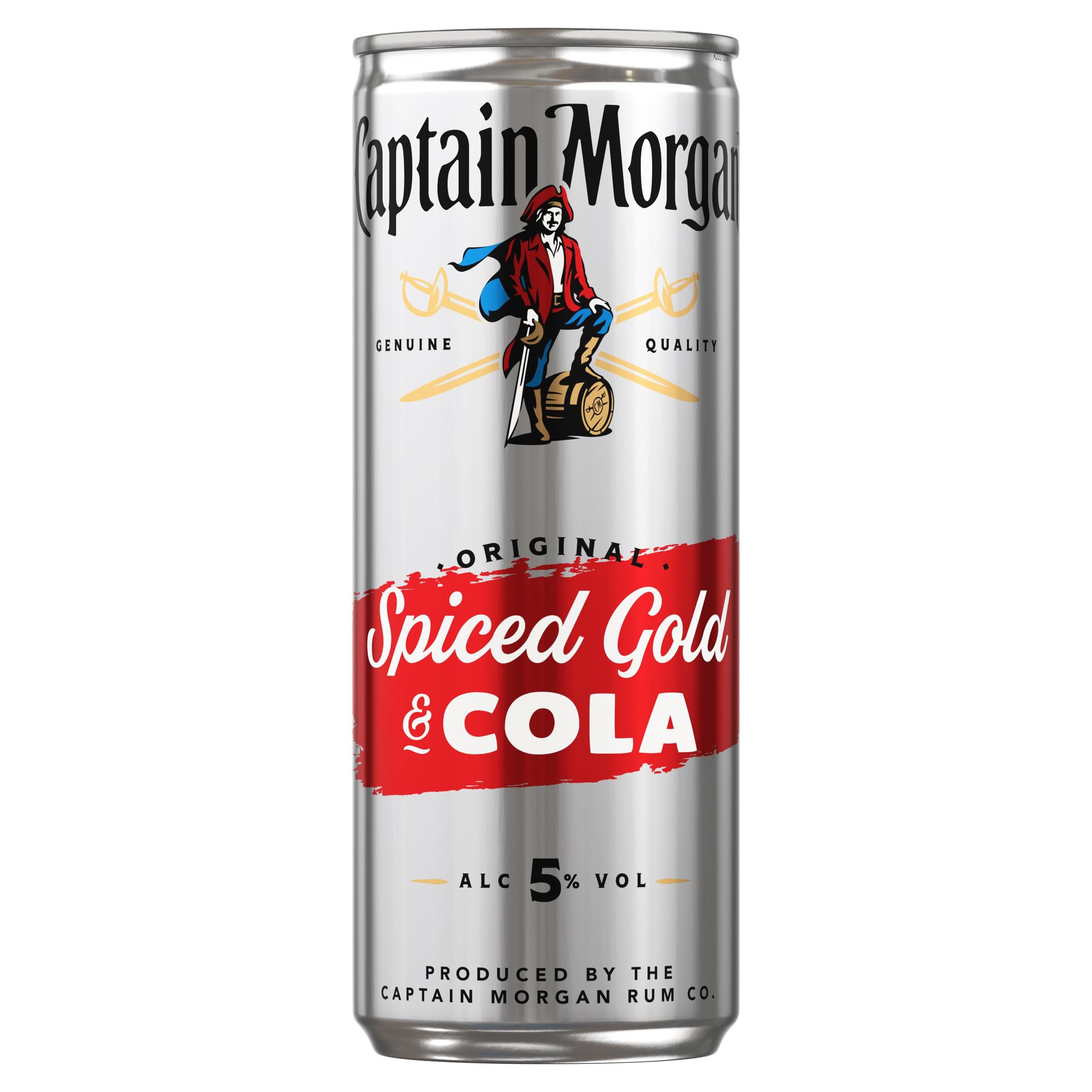 Nápoje - Captain Morgan & Cola 250 ml