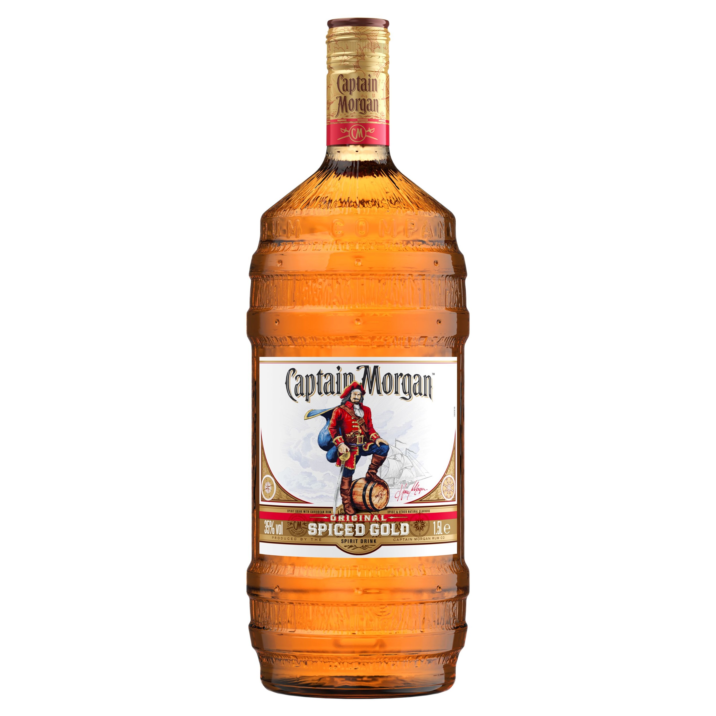 Nápoje - Captain Morgan Spiced Gold Barrel Rum 1,5 l
