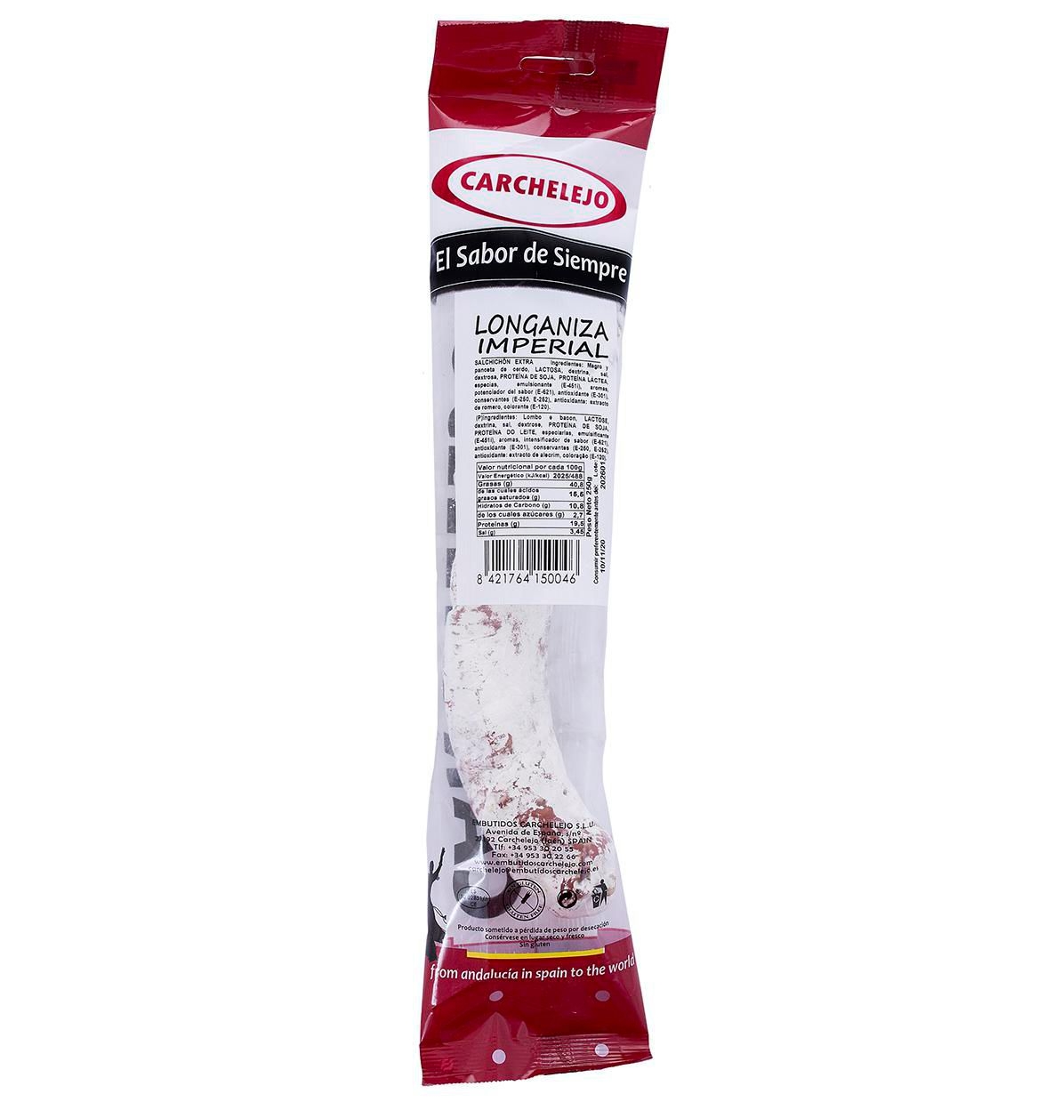 Uzeniny a lahůdky - Carchelejo Salchichon Casero Imperial 250 g