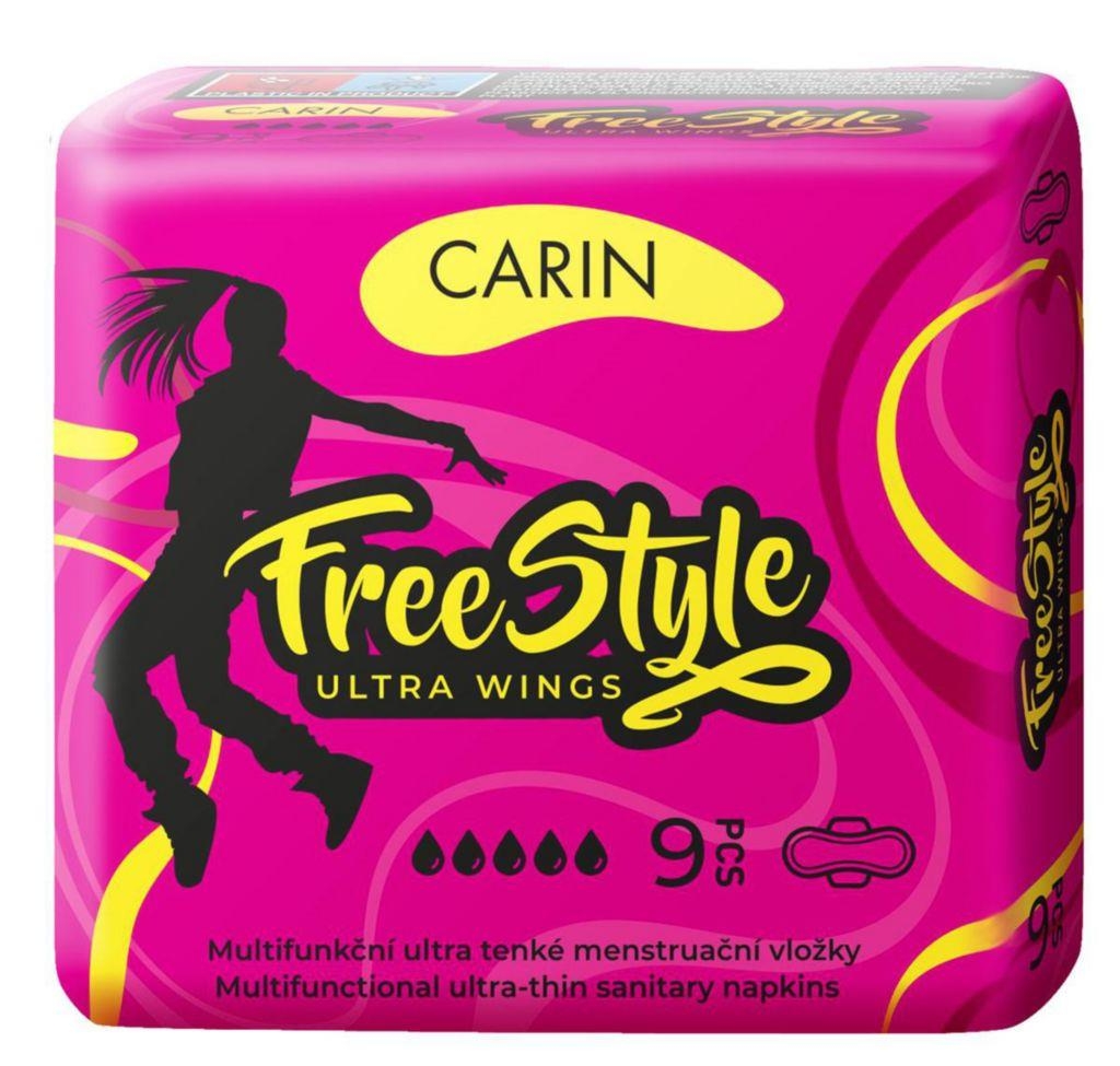 Drogerie a kosmetika - Carin Free Style Ultra Wings 9 ks