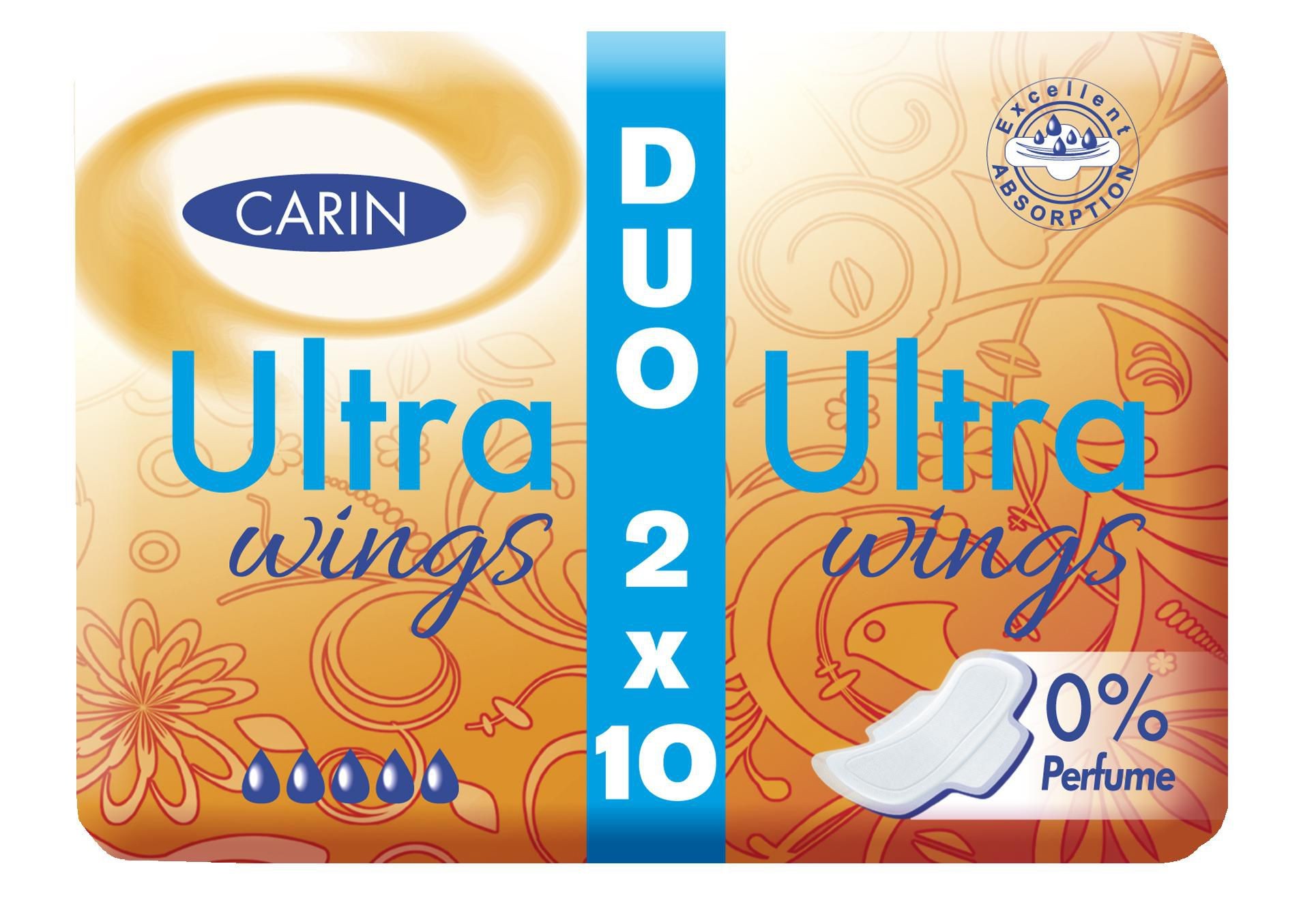 Drogerie a kosmetika - Carin Ultra Normal Duo 2x10 ks