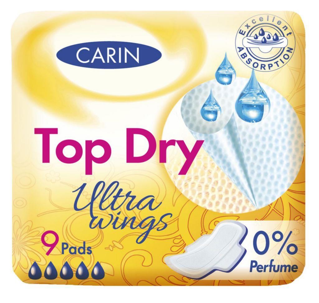 Drogerie a kosmetika - Carin Ultra wings Top Dry singel 9 ks