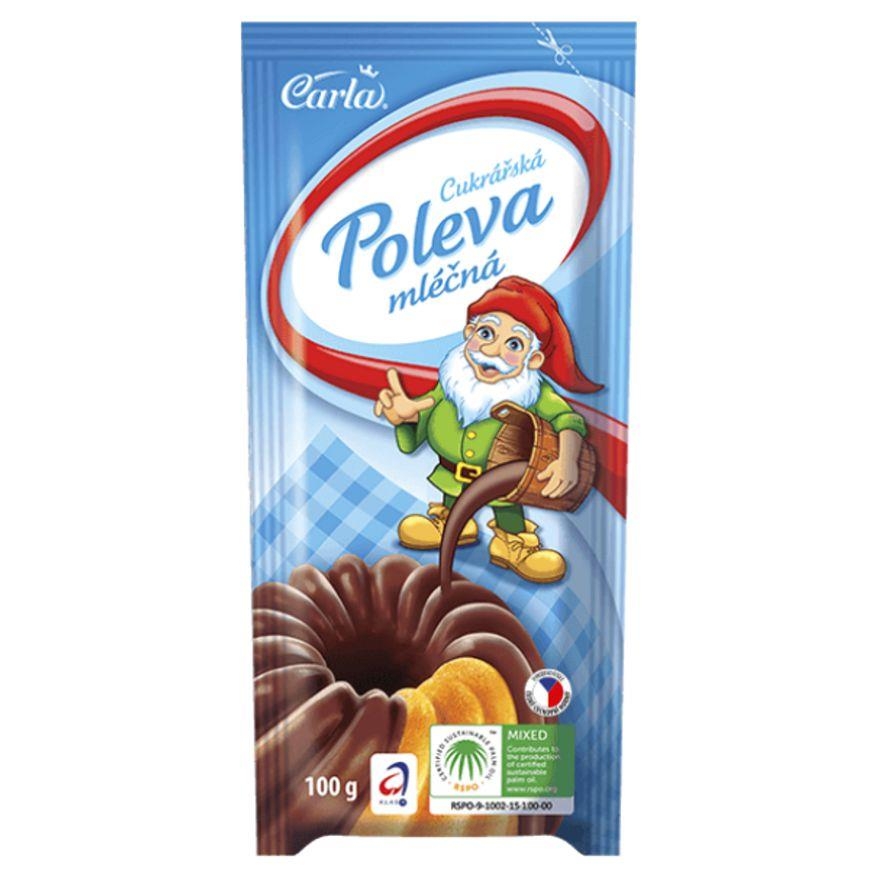 Trvanlivé potraviny - Carla Cukrářská poleva mléčná 100 g