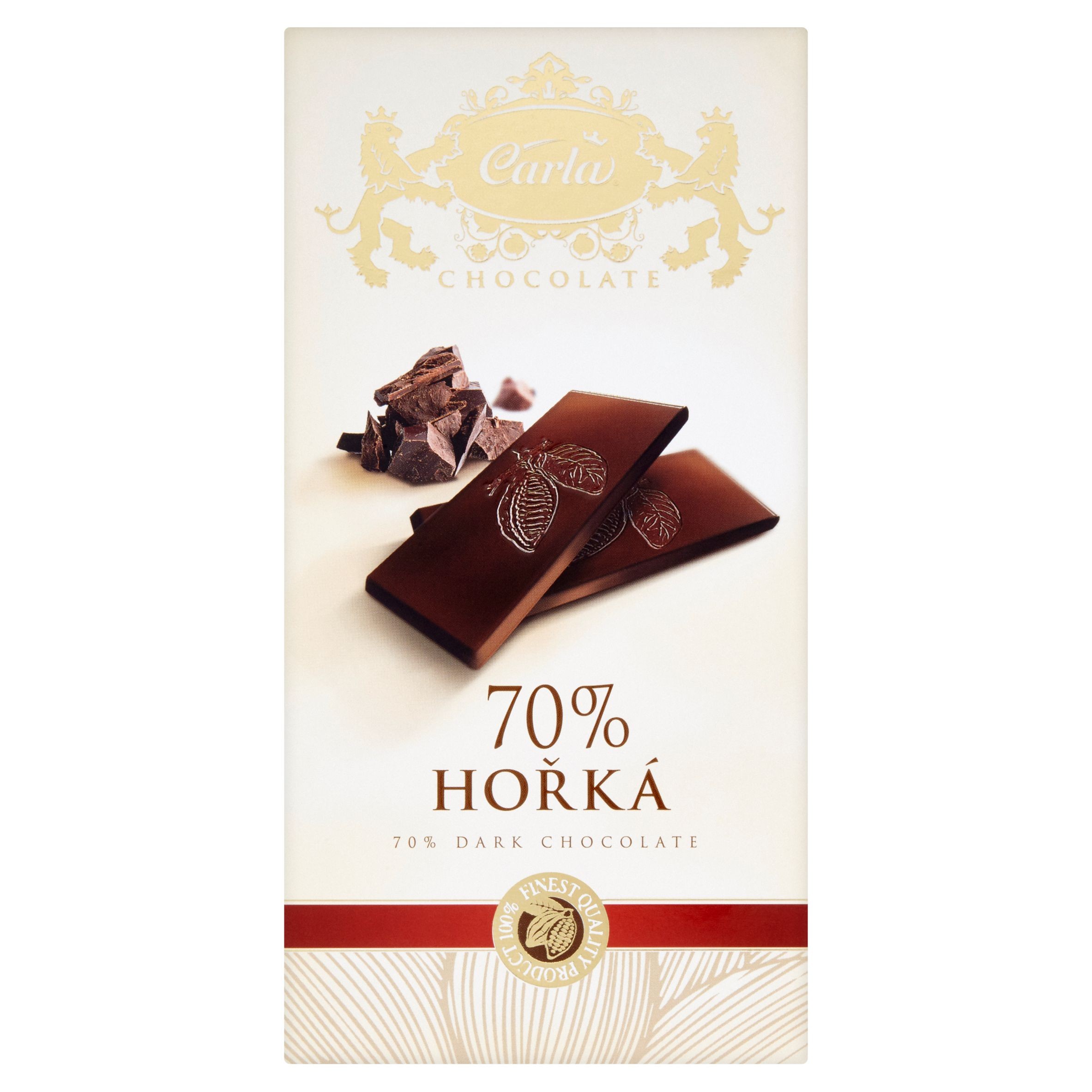 Trvanlivé potraviny - Carla Hořká čokoláda 70 % 80 g