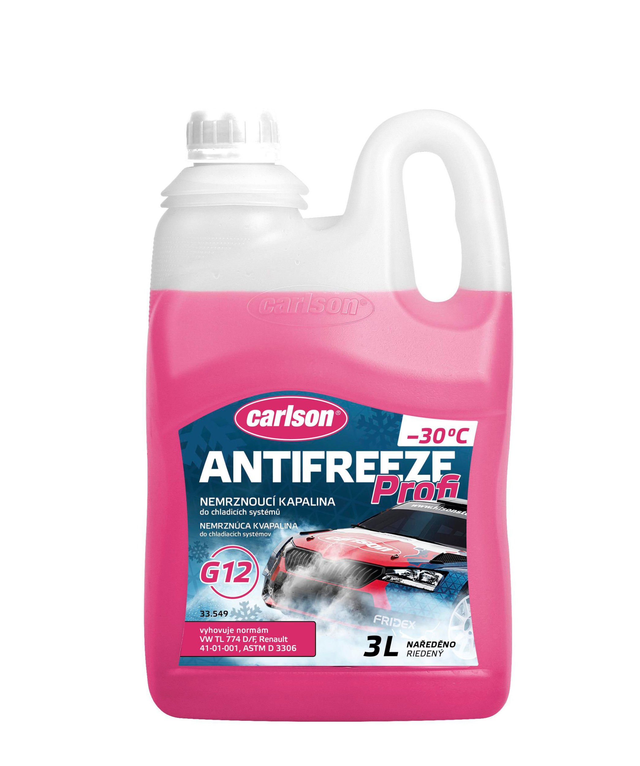 Auto-moto - Carlson antifreeze profi G12 -30°C - 3l flexi