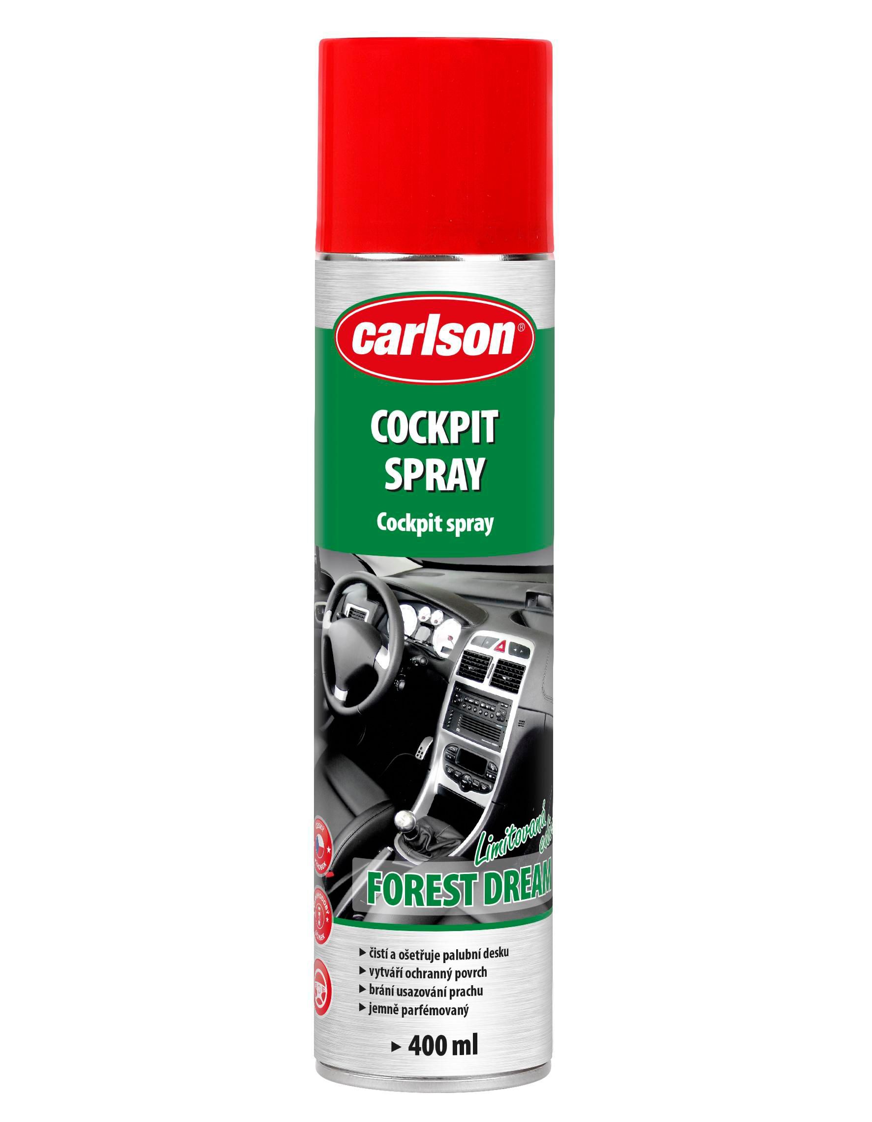 Auto-moto - Carlson Čistič palubní desky - forest dream 400ml - aerosol