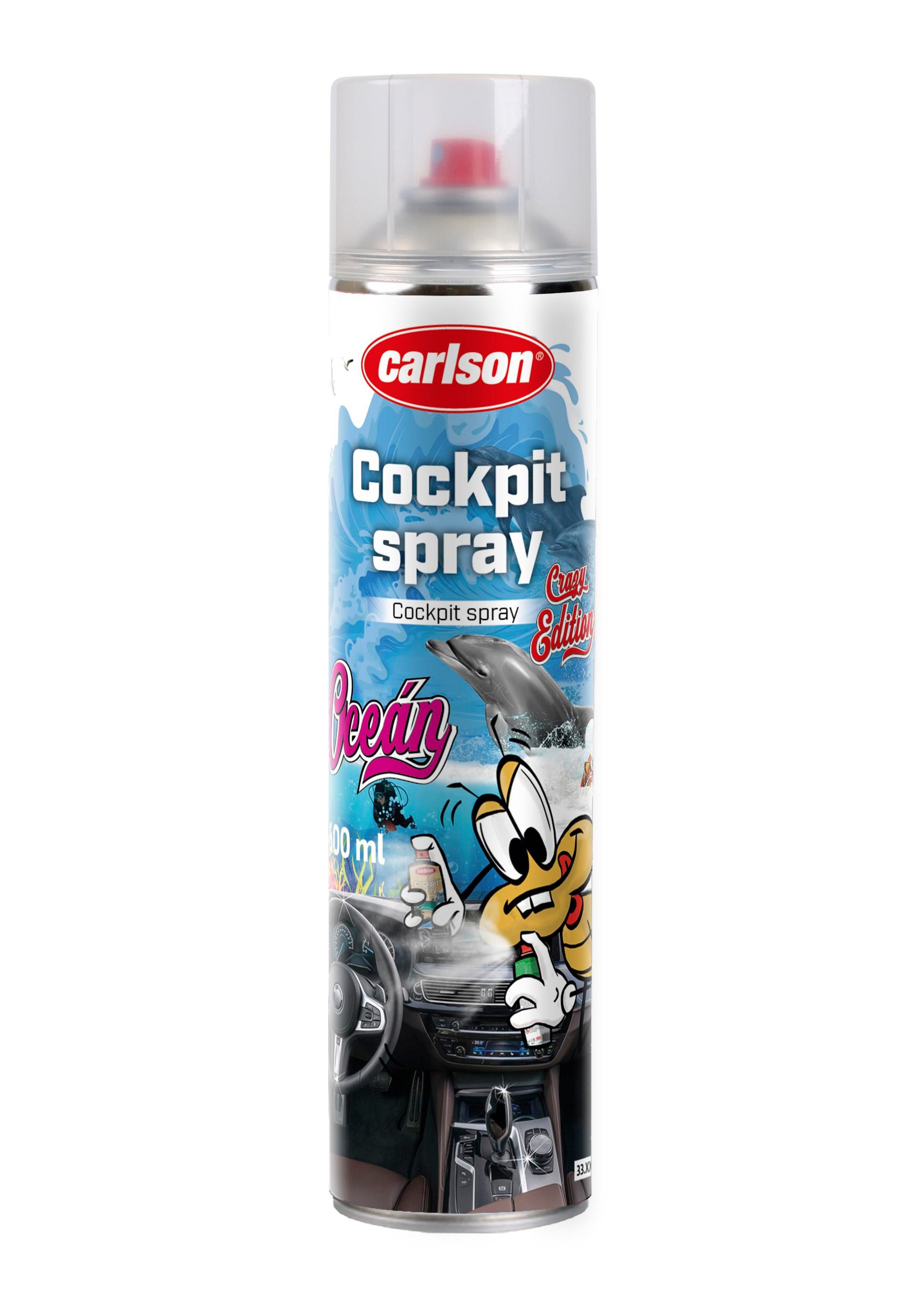 Auto-moto - Carlson cockpit spray 600 ml oceán aerosol