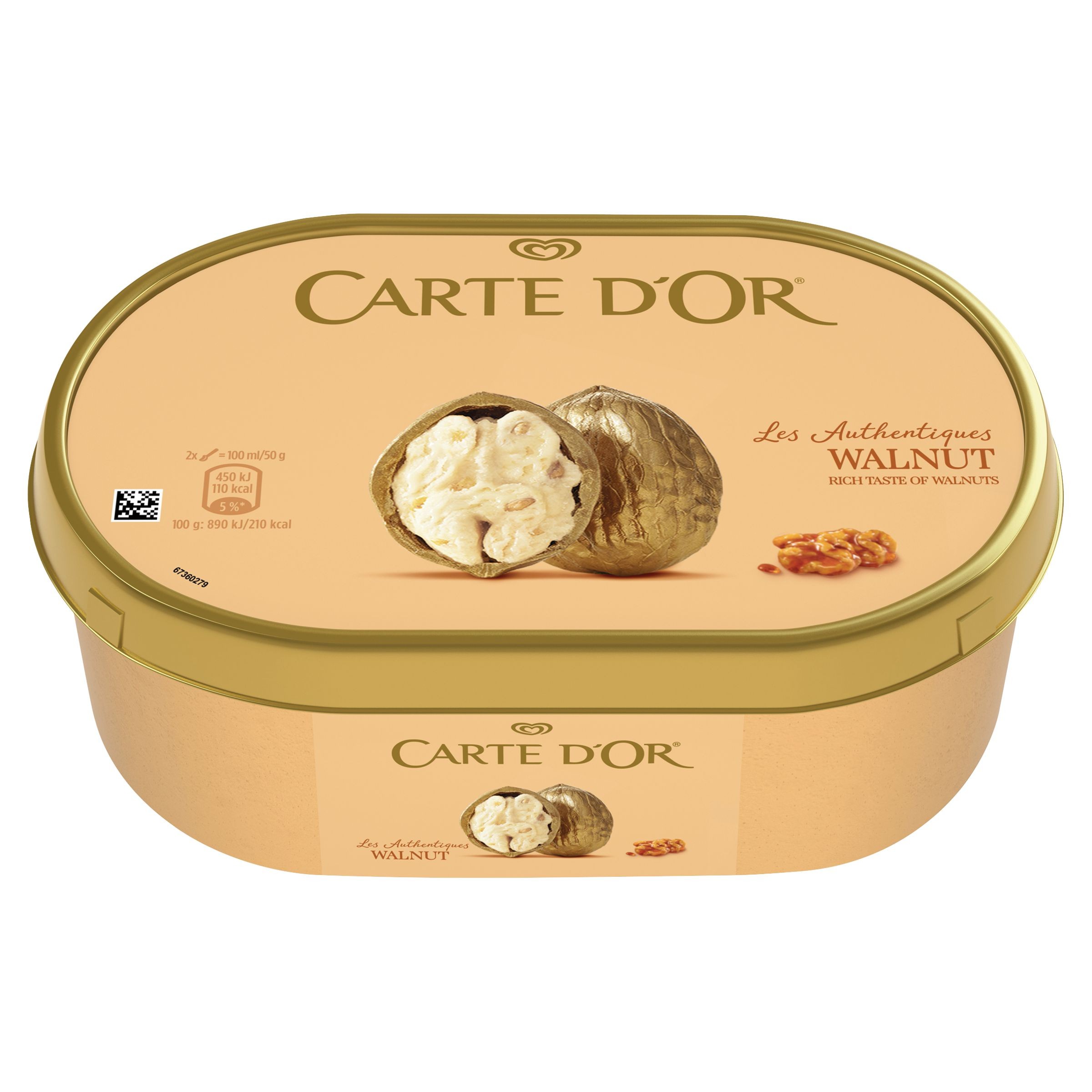 Mražené potraviny - Carte d'Or ořechová zmrzlina Walnut 1000 ml
