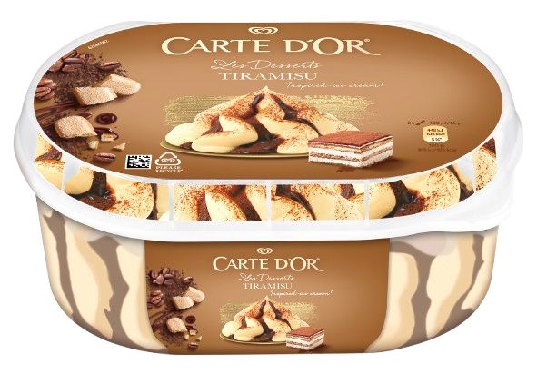 Mražené potraviny - Carte d´Or Tiramisu 825 ml