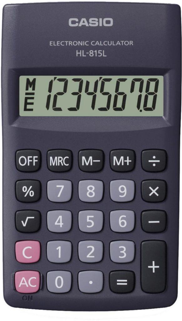 Domácnost a Zahrada - Casio Kalkulačka HL 815L BK černá