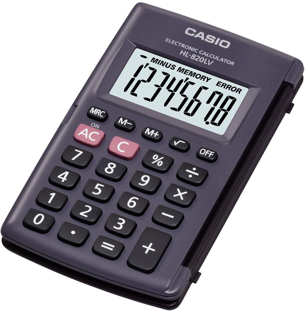 Domácnost a Zahrada - Casio Kalkulačka HL 820 LV BK ČERNÁ