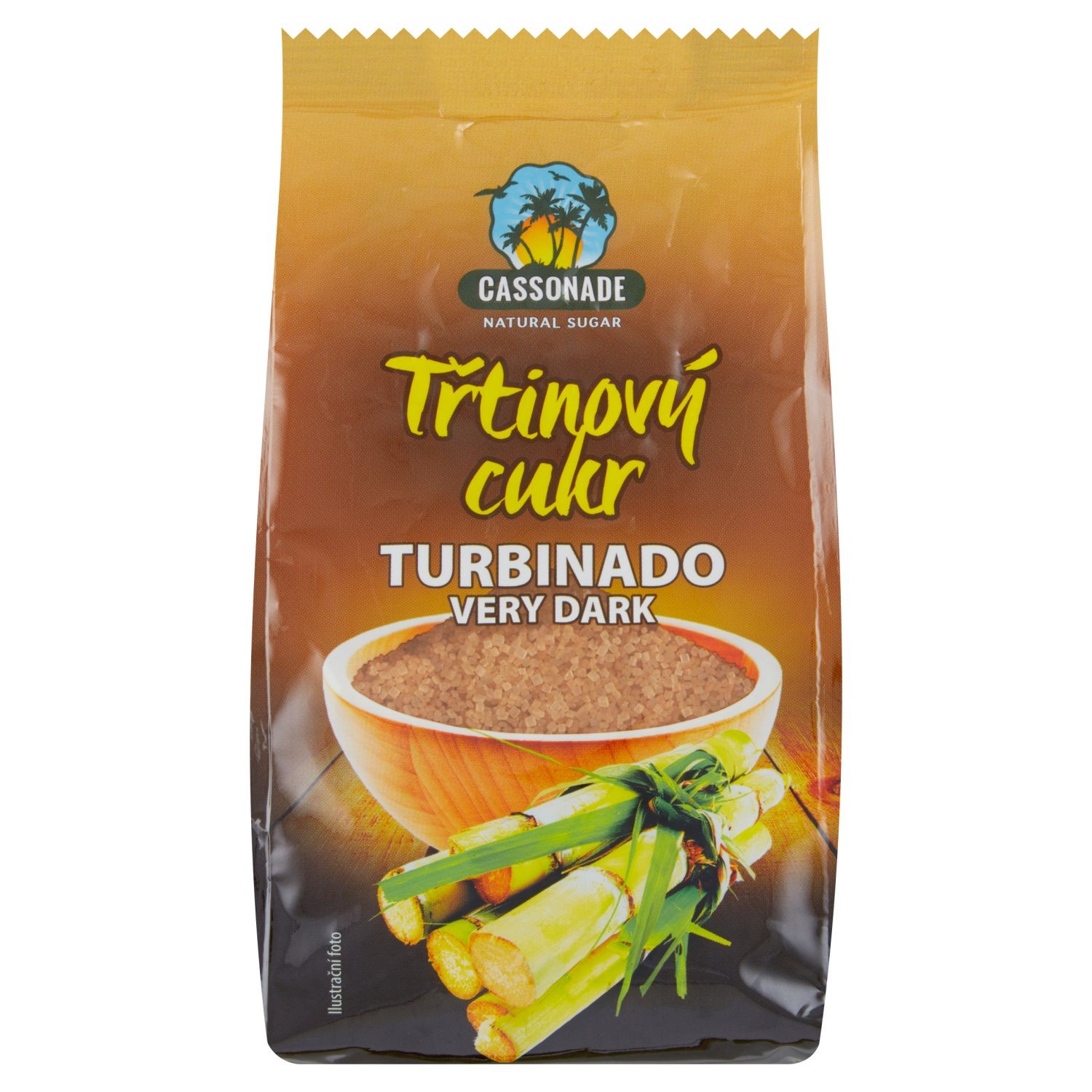 Trvanlivé potraviny - Cassonade Turbinado třtinový cukr krystal 400g