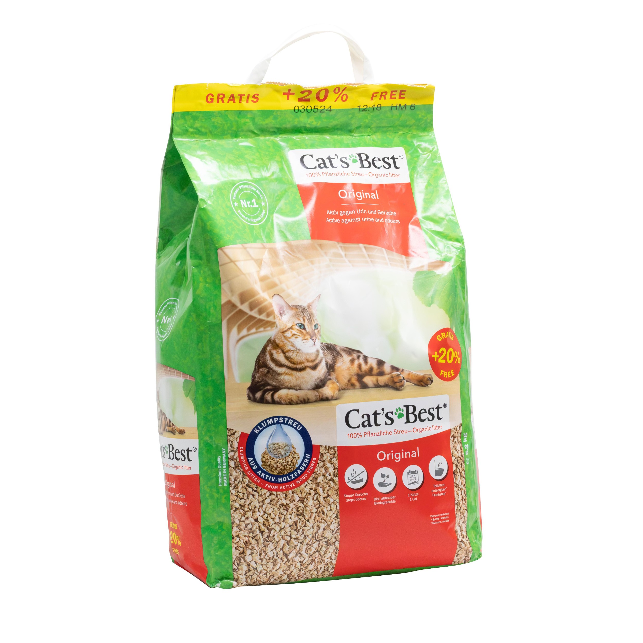 Svět zvířat - Cat´s Best Original 10l +2 l