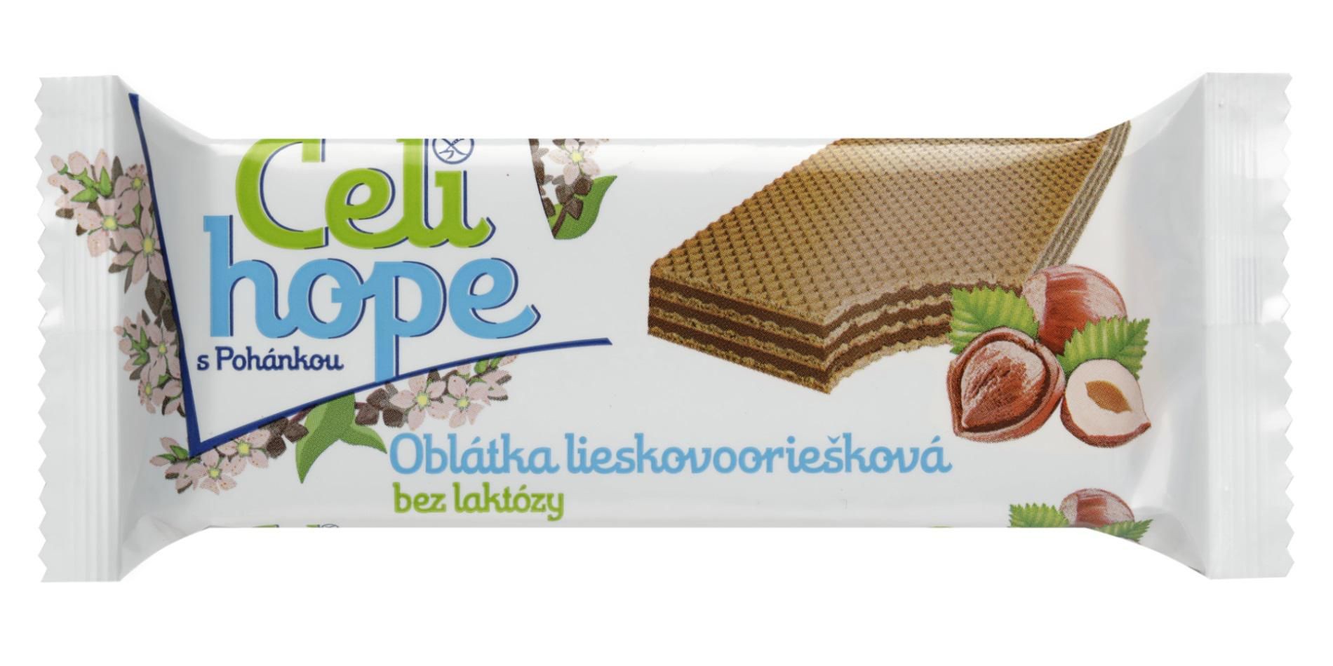Zdravý svět - Celihope Oplatka s oříškovou krémovou náplní 35 g