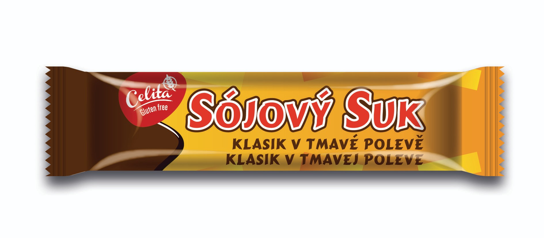 Trvanlivé potraviny - Celita Sojový suk v tmavé polevě 50 g