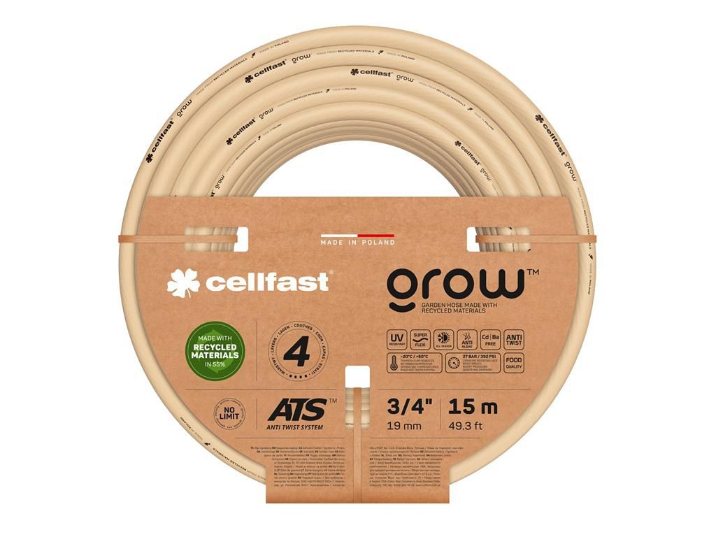 Domácnost a Zahrada - Cellfast Hadice GROW 3/4' 15m