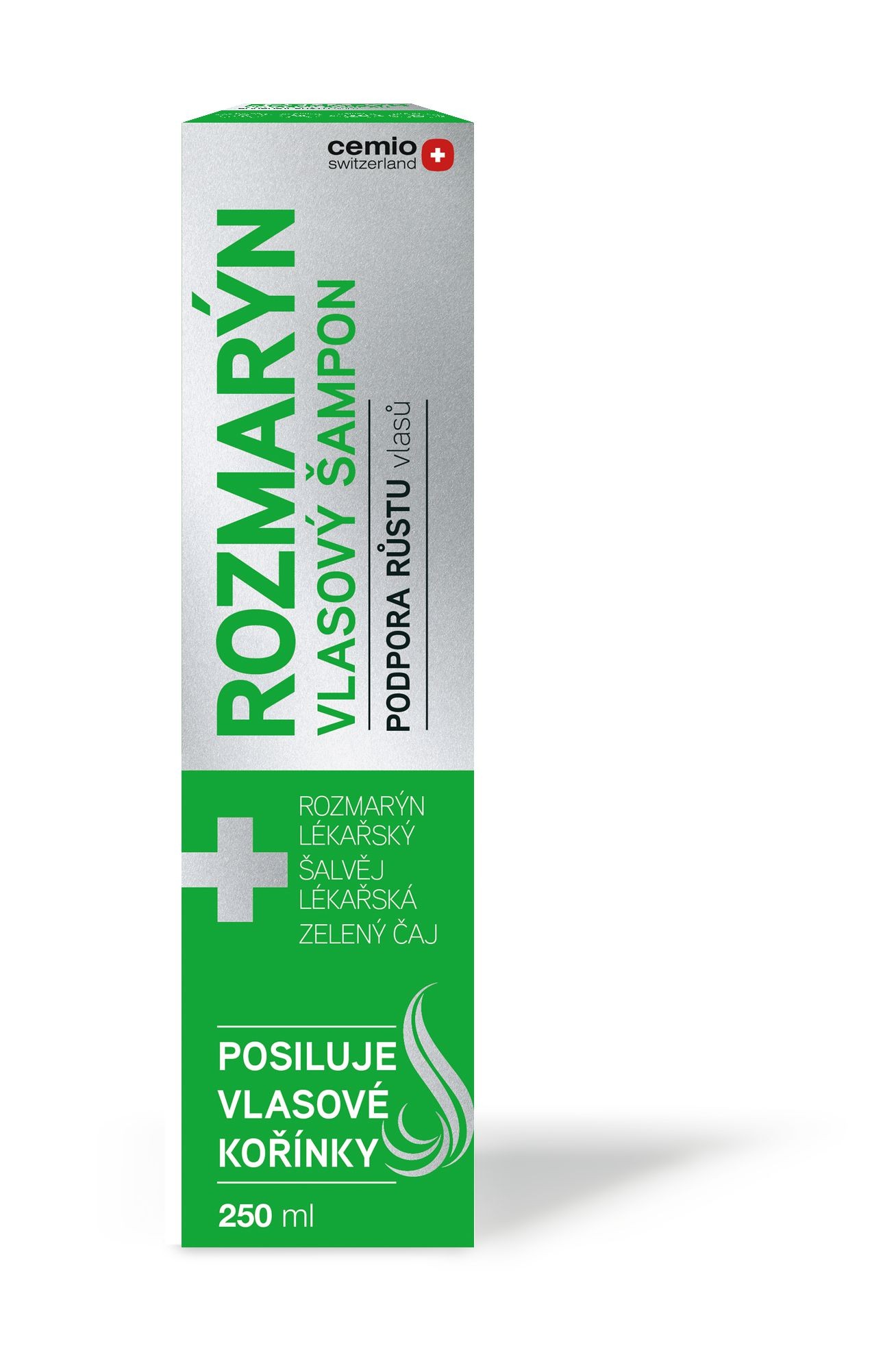 Drogerie a kosmetika - Cemio Rozmarýn vlasový šampon 250 ml