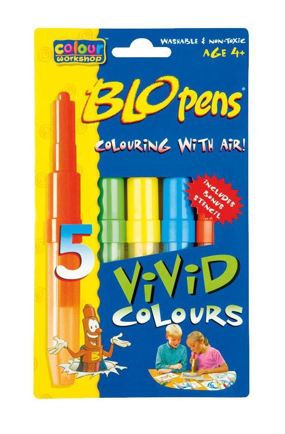 Centropen Foukací fixy na papír 5 ks-1