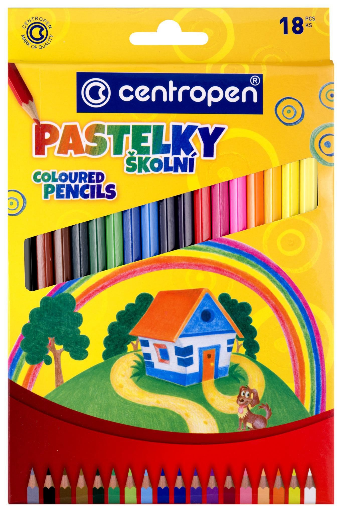 Domácnost a Zahrada - Centropen Pastelky 18ks