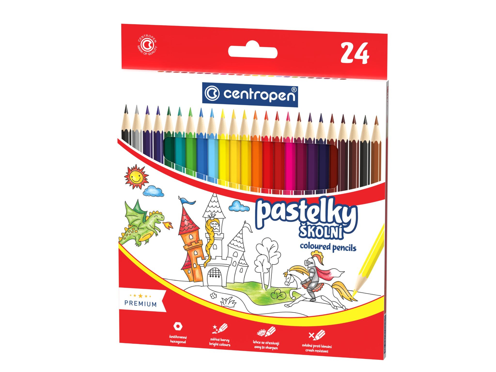 Domácnost a Zahrada - Centropen Pastelky 24 ks