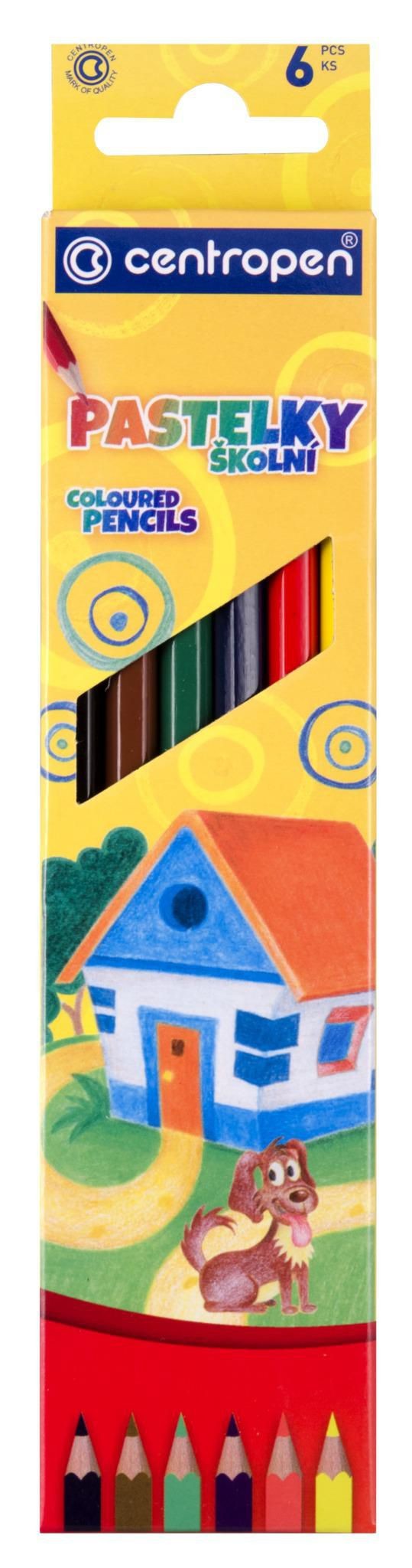Domácnost a Zahrada - Centropen Pastelky 6 ks