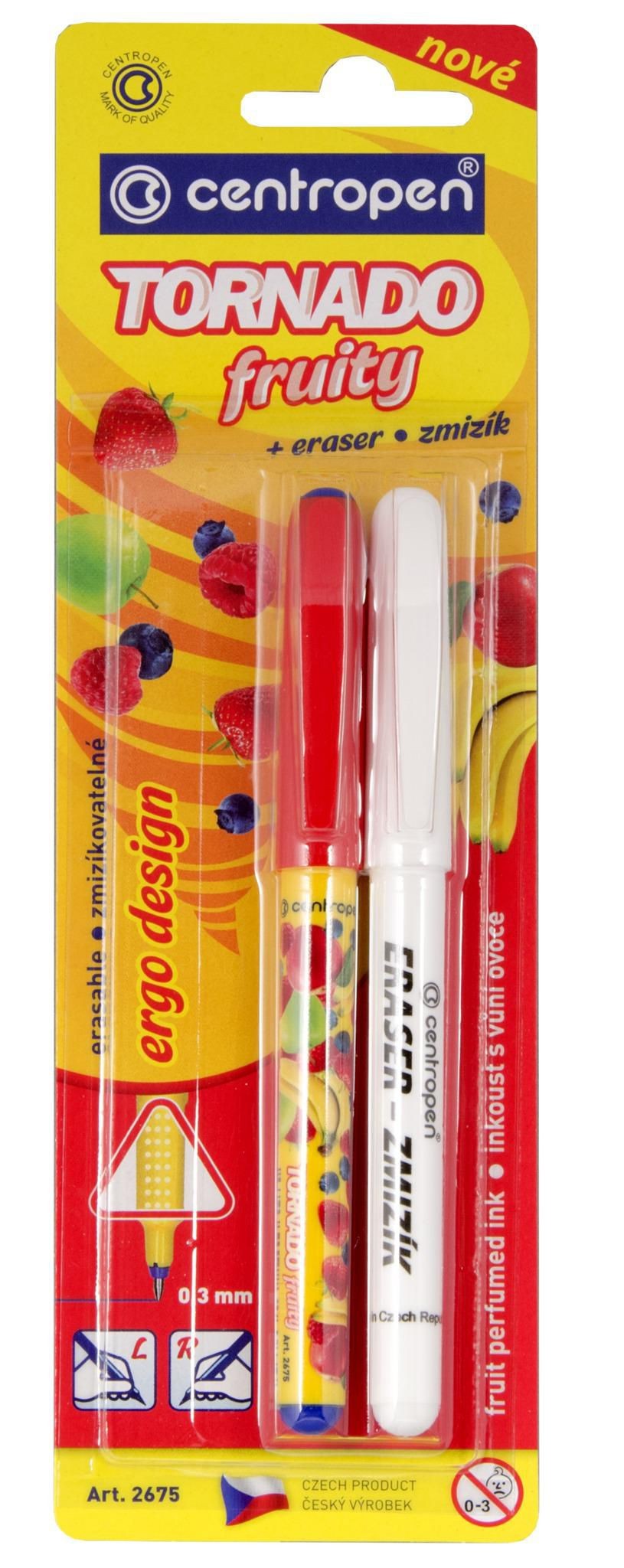 Domácnost a Zahrada - Centropen Roller Tornado fruity + zmizík 1 ks